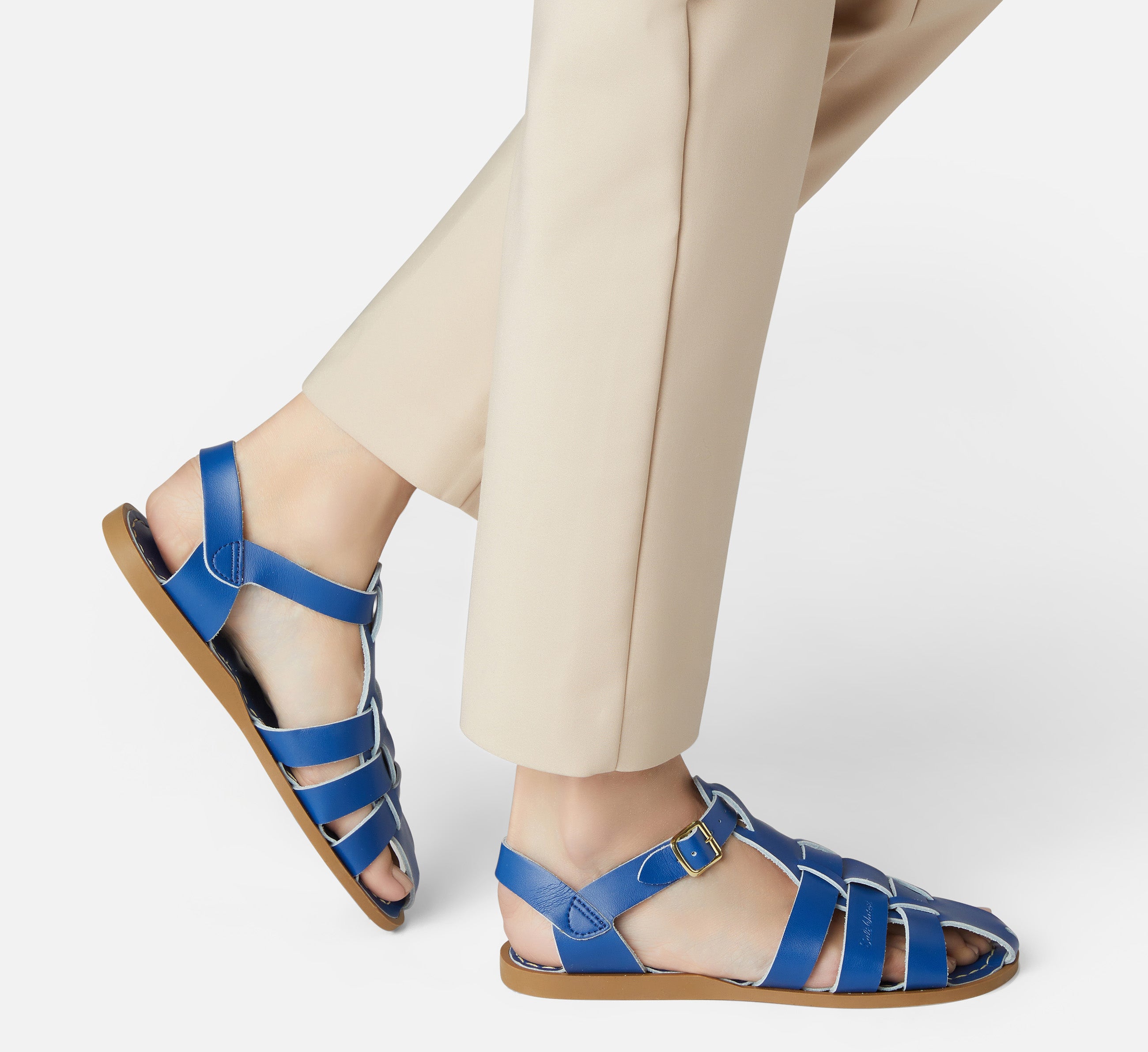 Fisherman Shark Original Cobalt Blue Womens Sandal - Salt-Water Sandals Asia