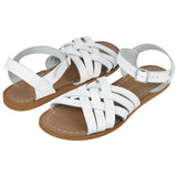 Retro Kids White Sandals - Kids Woven Sandals - Salt-Water Sandals Asia