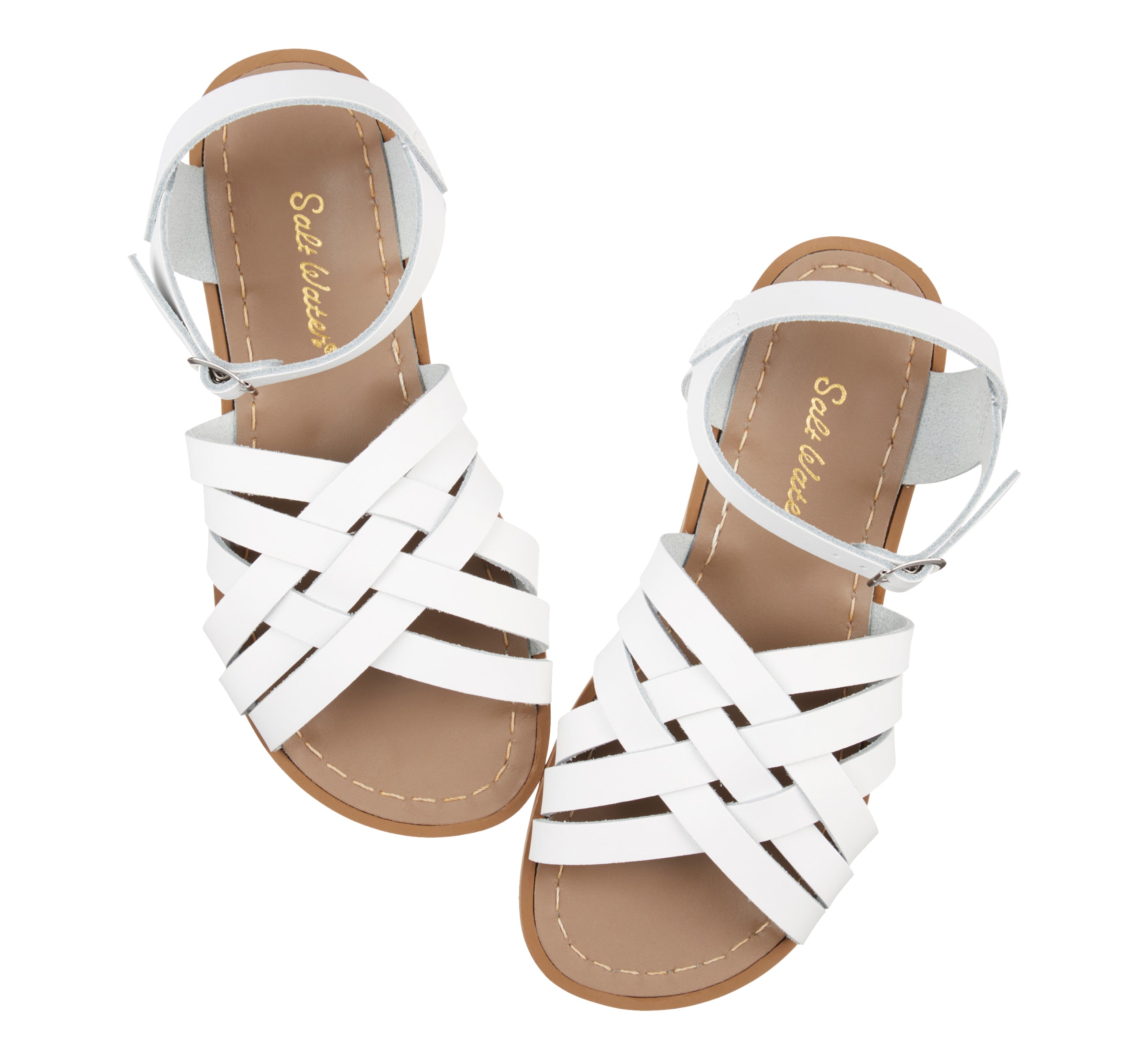 Retro Kids White Sandals - Salt-Water Sandals Asia