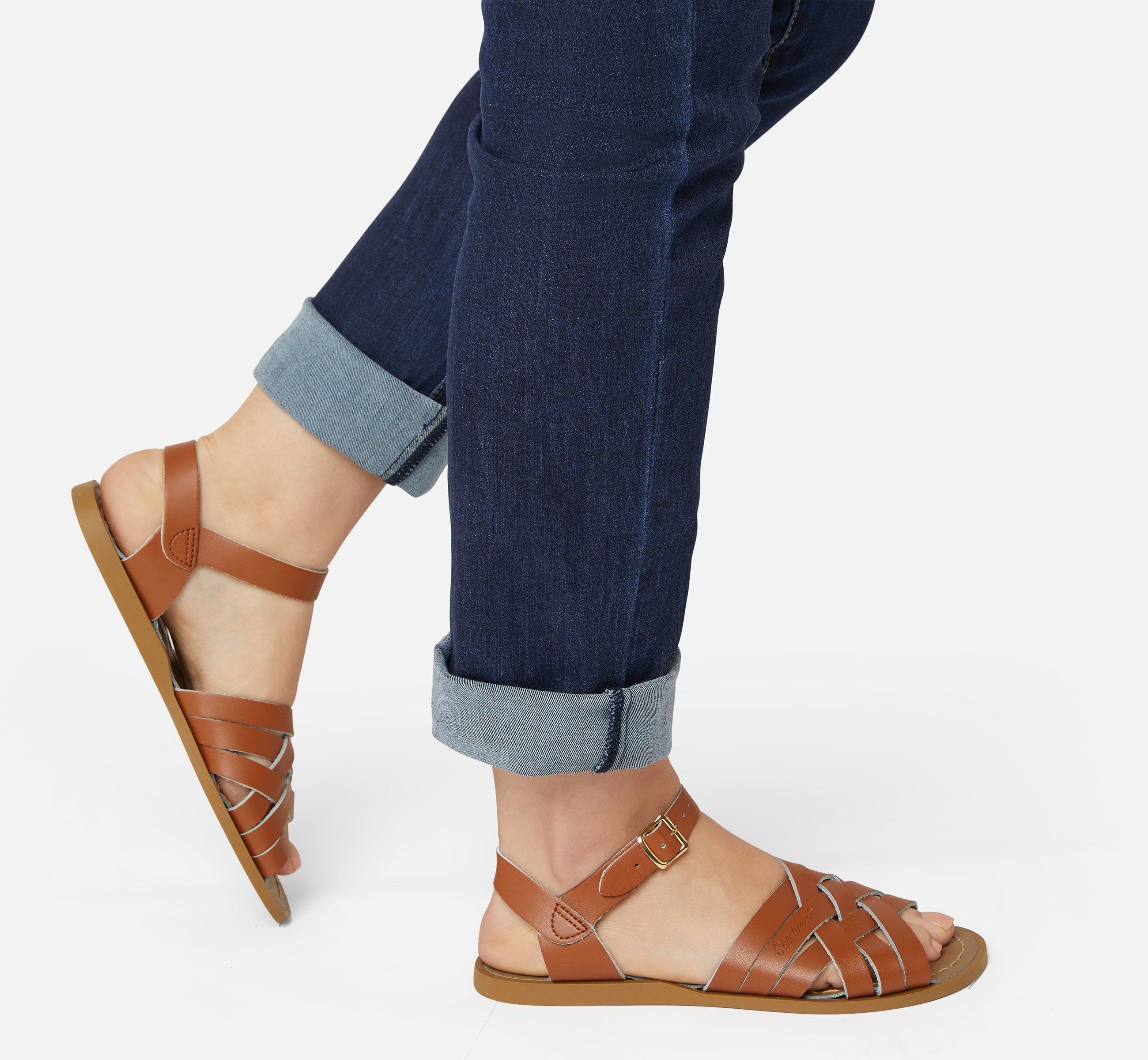 Retro Tan Womens Sandal - Salt-Water Sandals Asia