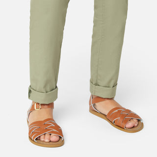 Retro Tan Kids Sandal - Kids Woven Sandals - Salt-Water Sandals Asia