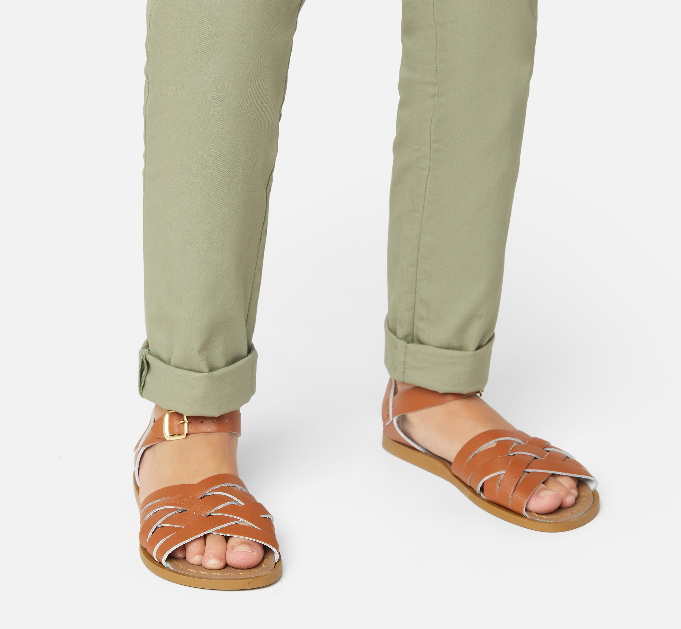 Retro Tan Kids Sandal - Salt-Water Sandals Asia