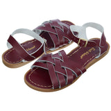 Retro Claret Womens Sandal - Women's Ankle Strap Sandals - Salt-Water Sandals Asia