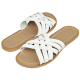 Retro Slide White Womens Sandal - All Womens Sandals - Salt-Water Sandals Asia