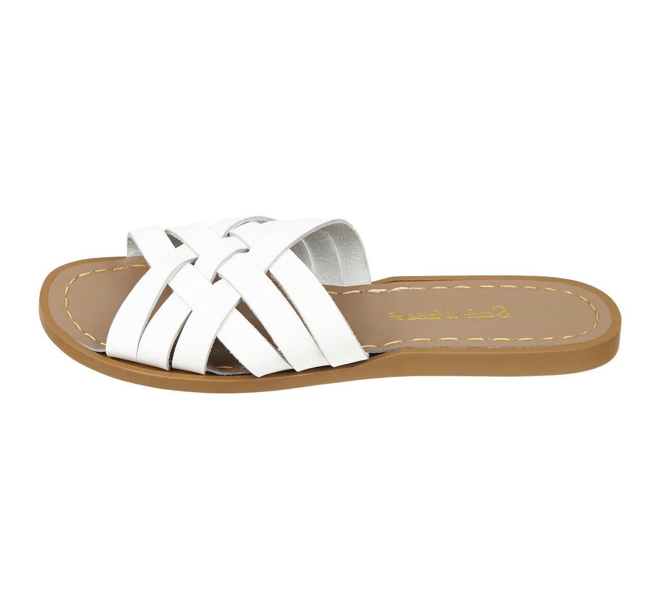 Retro Slide White Womens Sandal - Salt-Water Sandals Asia
