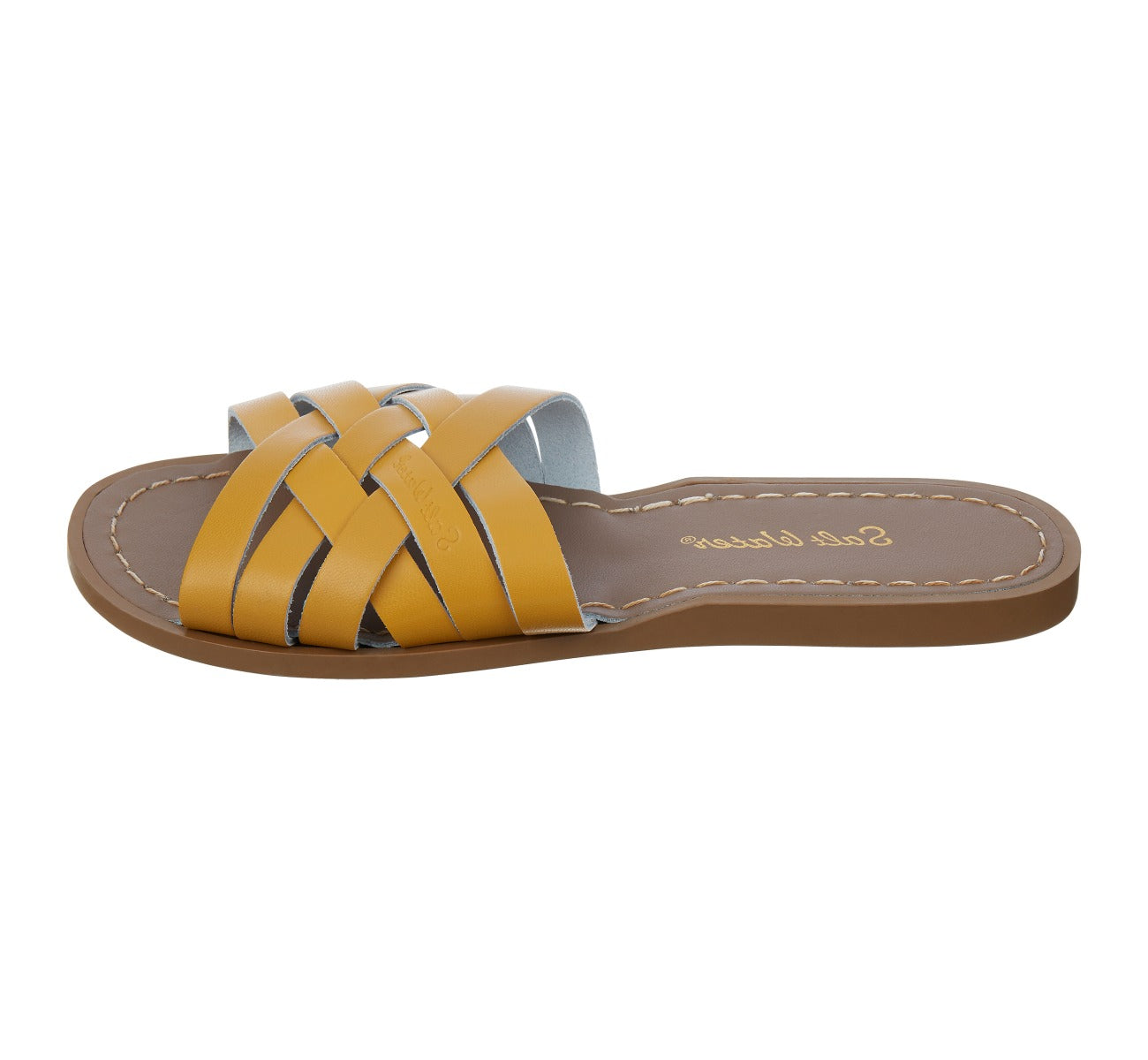 Retro Slide Mustard Womens Sandal - Salt-Water Sandals Asia