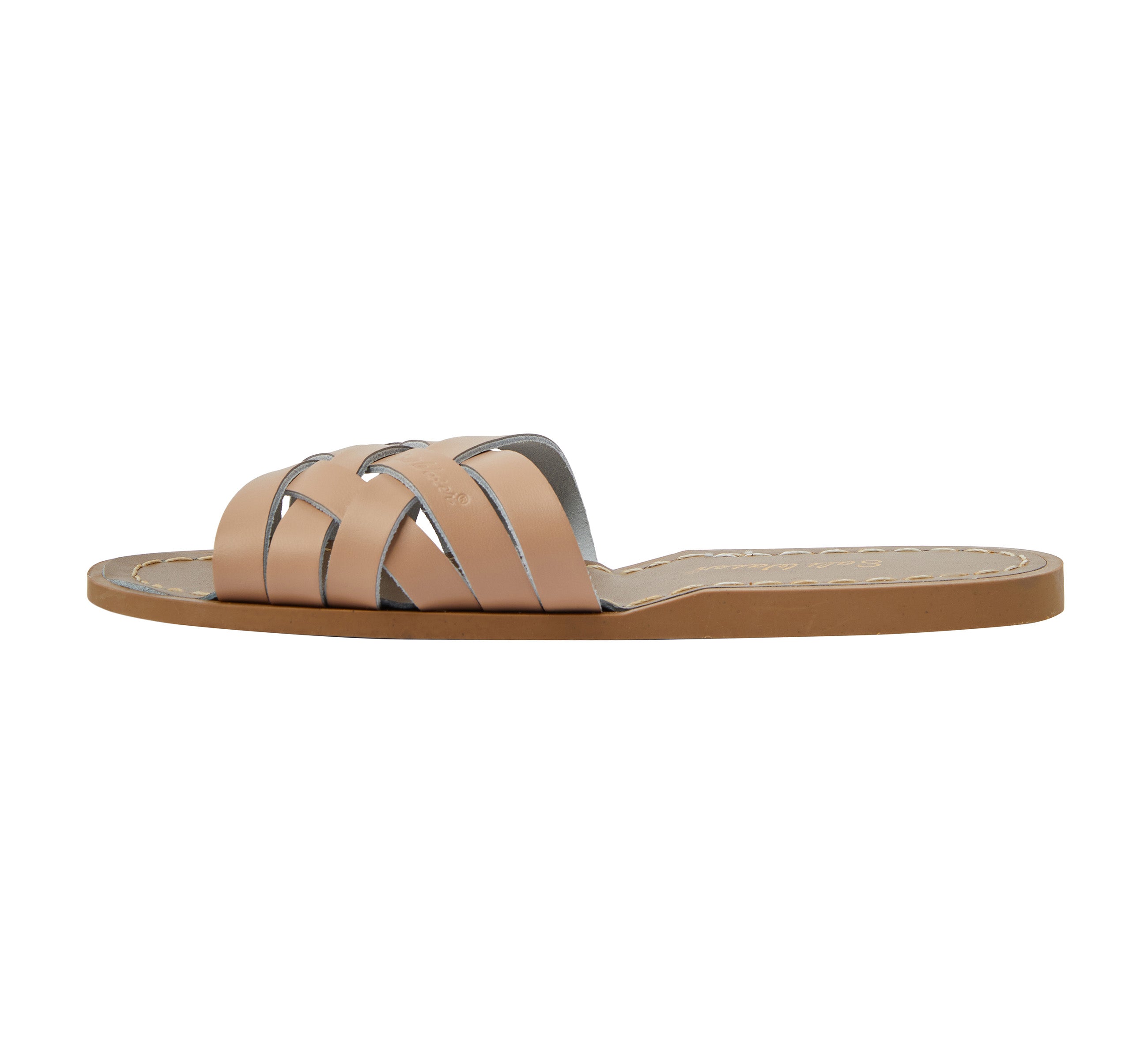 Retro Slide Latte Womens Sandal - Salt-Water Sandals Asia
