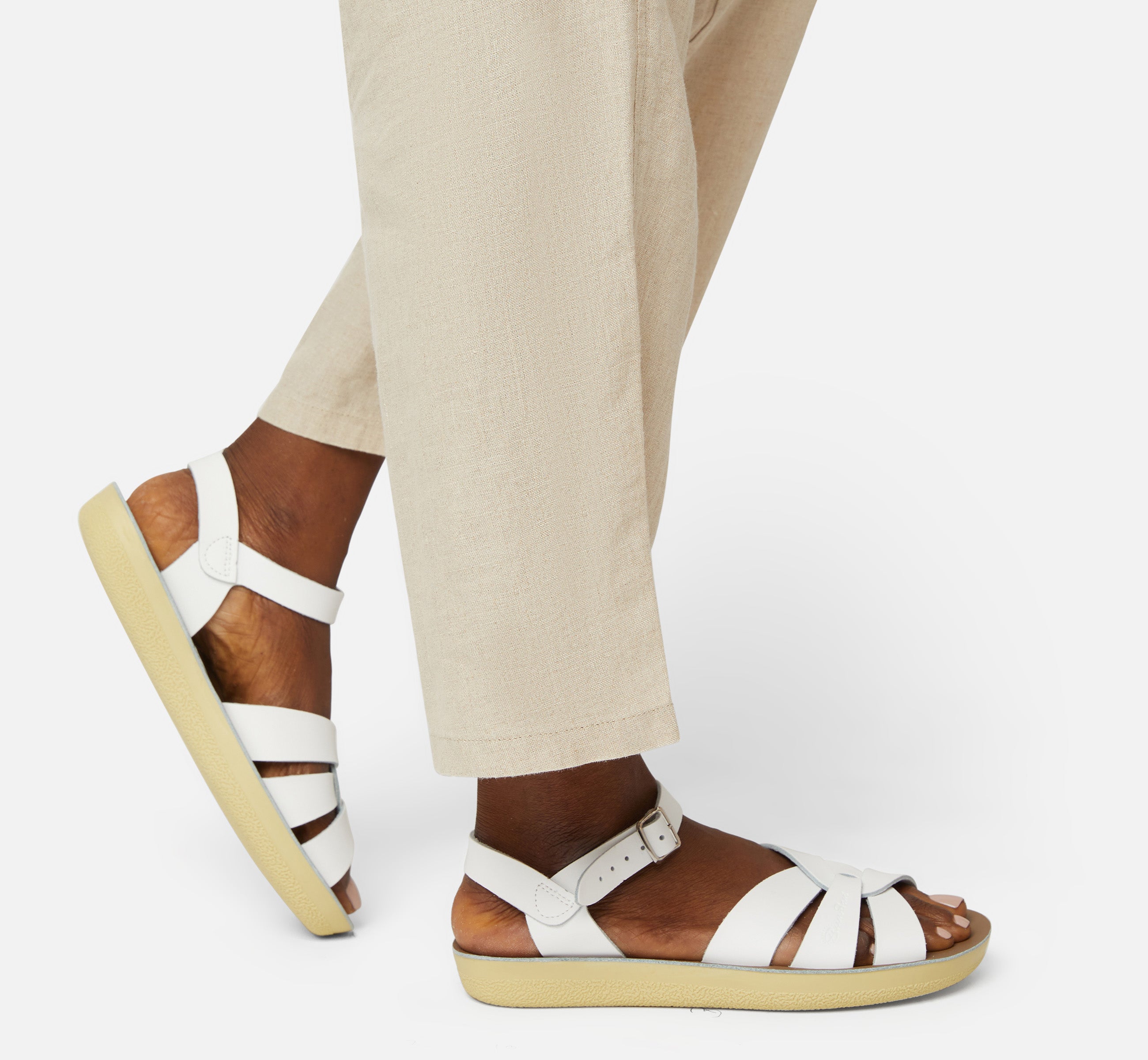 Swimmer White Womens Sandal - Salt-Water Sandals Asia