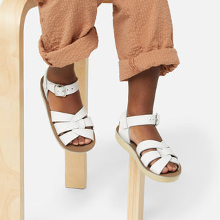 Swimmer White Kids Sandal - Kids Woven Sandals - Salt-Water Sandals Asia