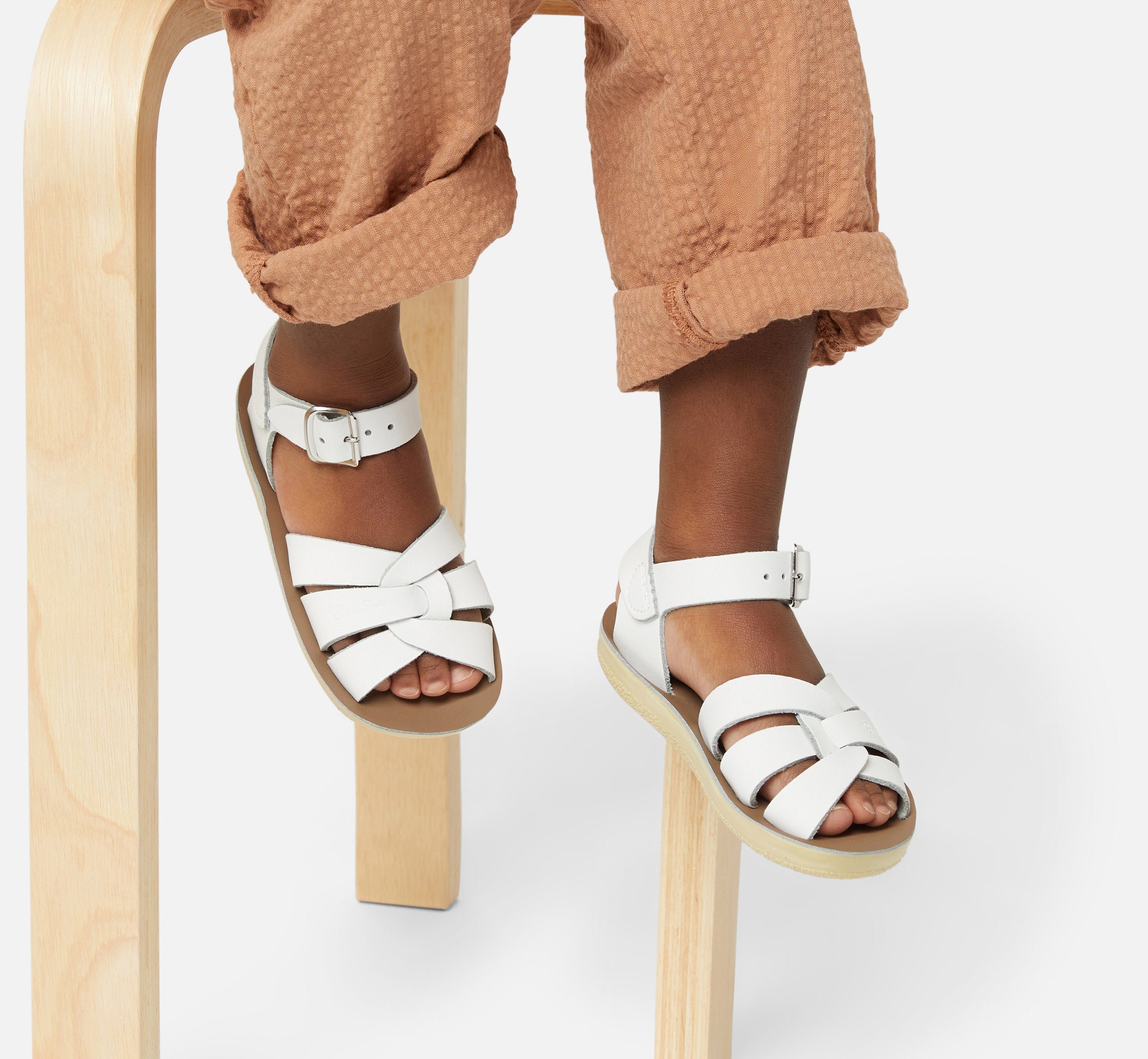 Swimmer White Kids Sandal - Salt-Water Sandals Asia