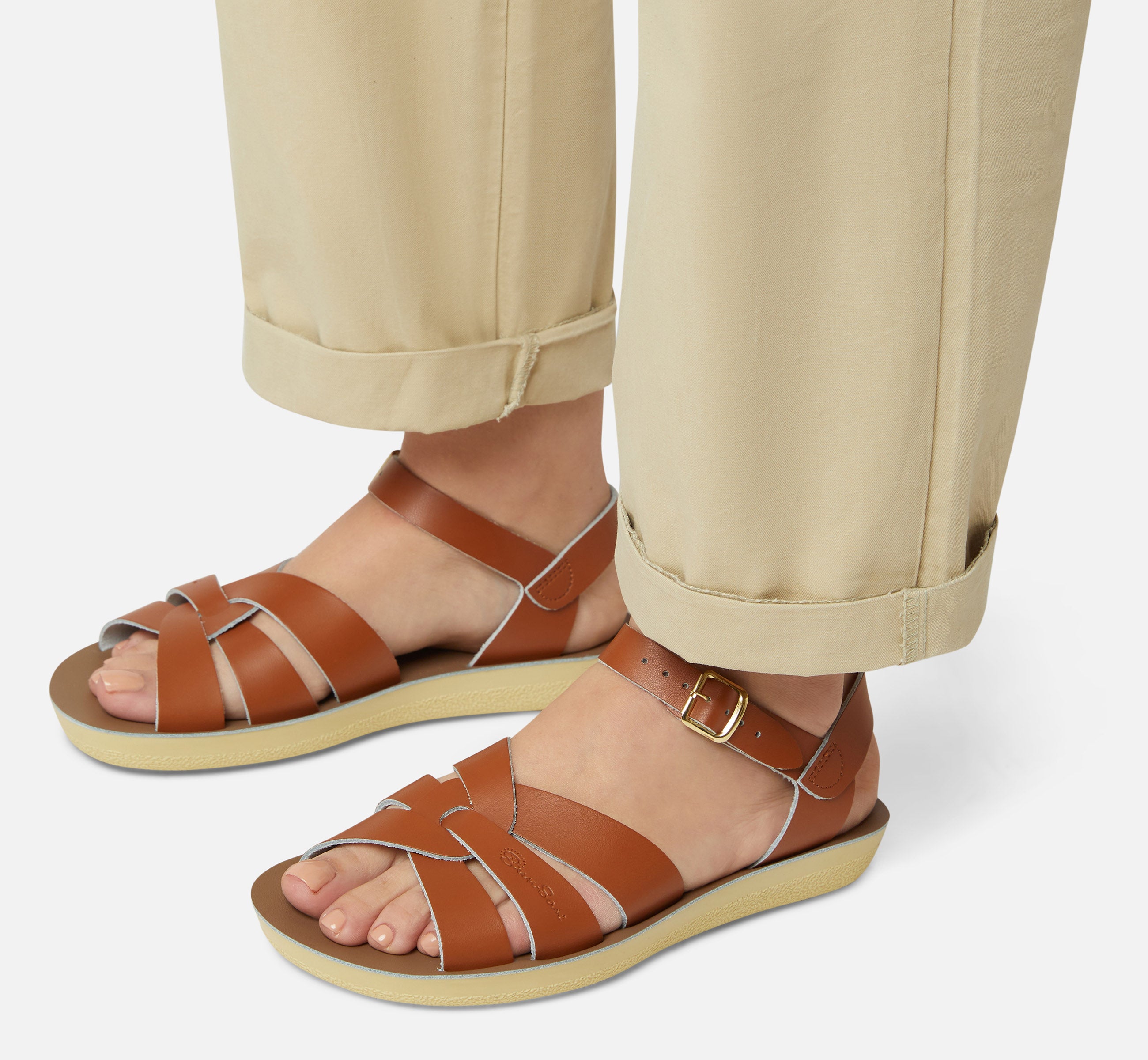Swimmer Tan Womens Sandal - Salt-Water Sandals Asia