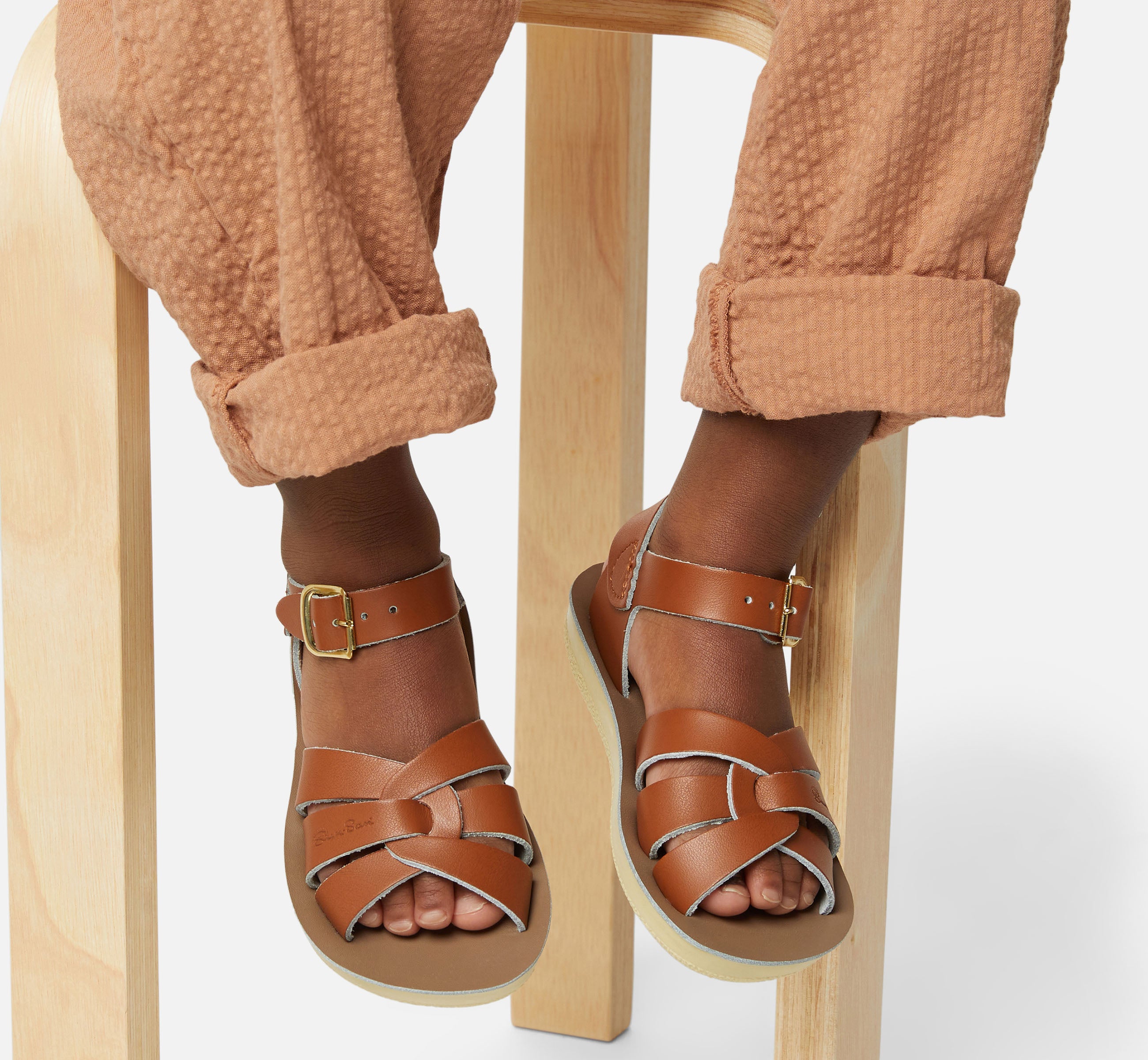 Swimmer Tan Kids Sandal - Salt-Water Sandals Asia