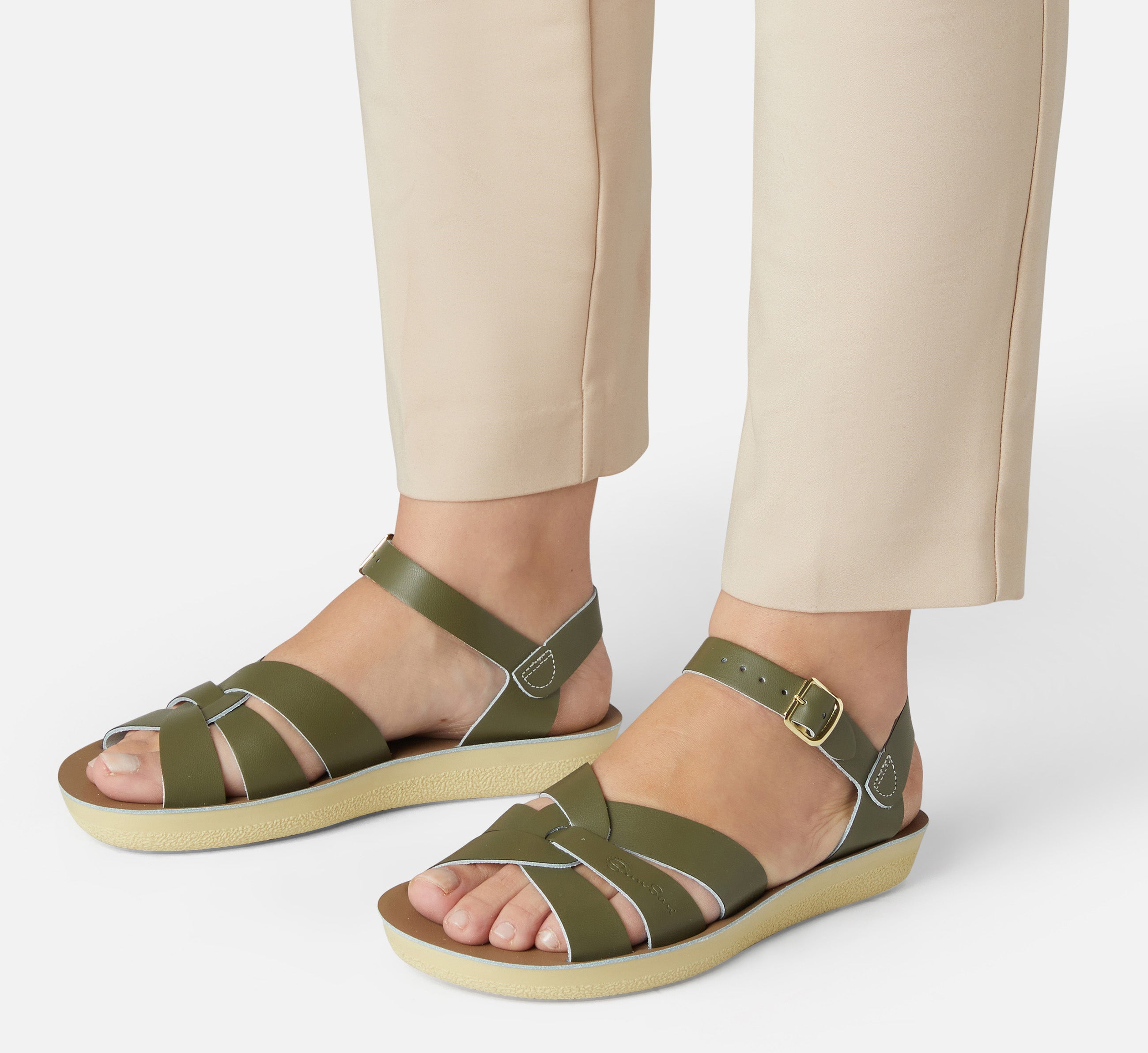Swimmer Olive Womens Sandal - Salt-Water Sandals Asia
