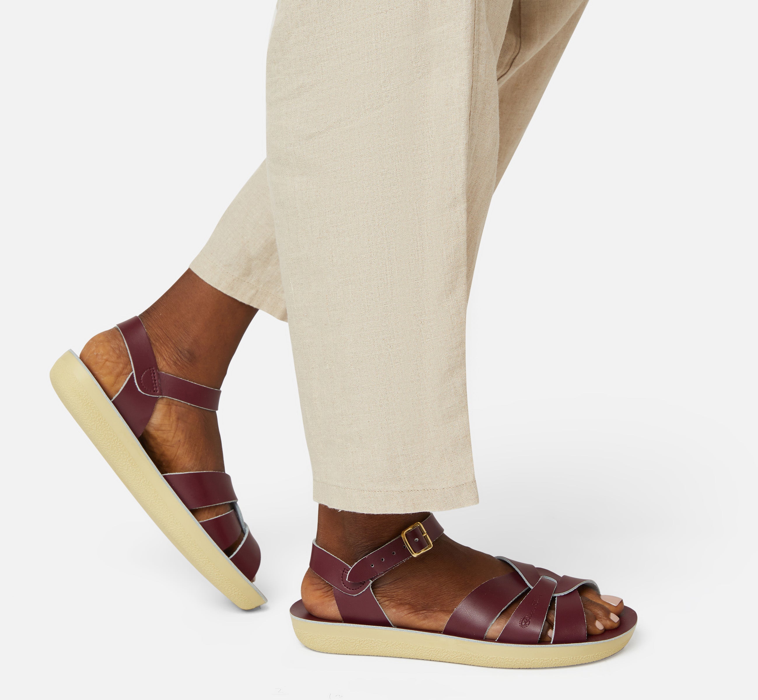 Swimmer Claret Womens Sandal - Salt-Water Sandals Asia