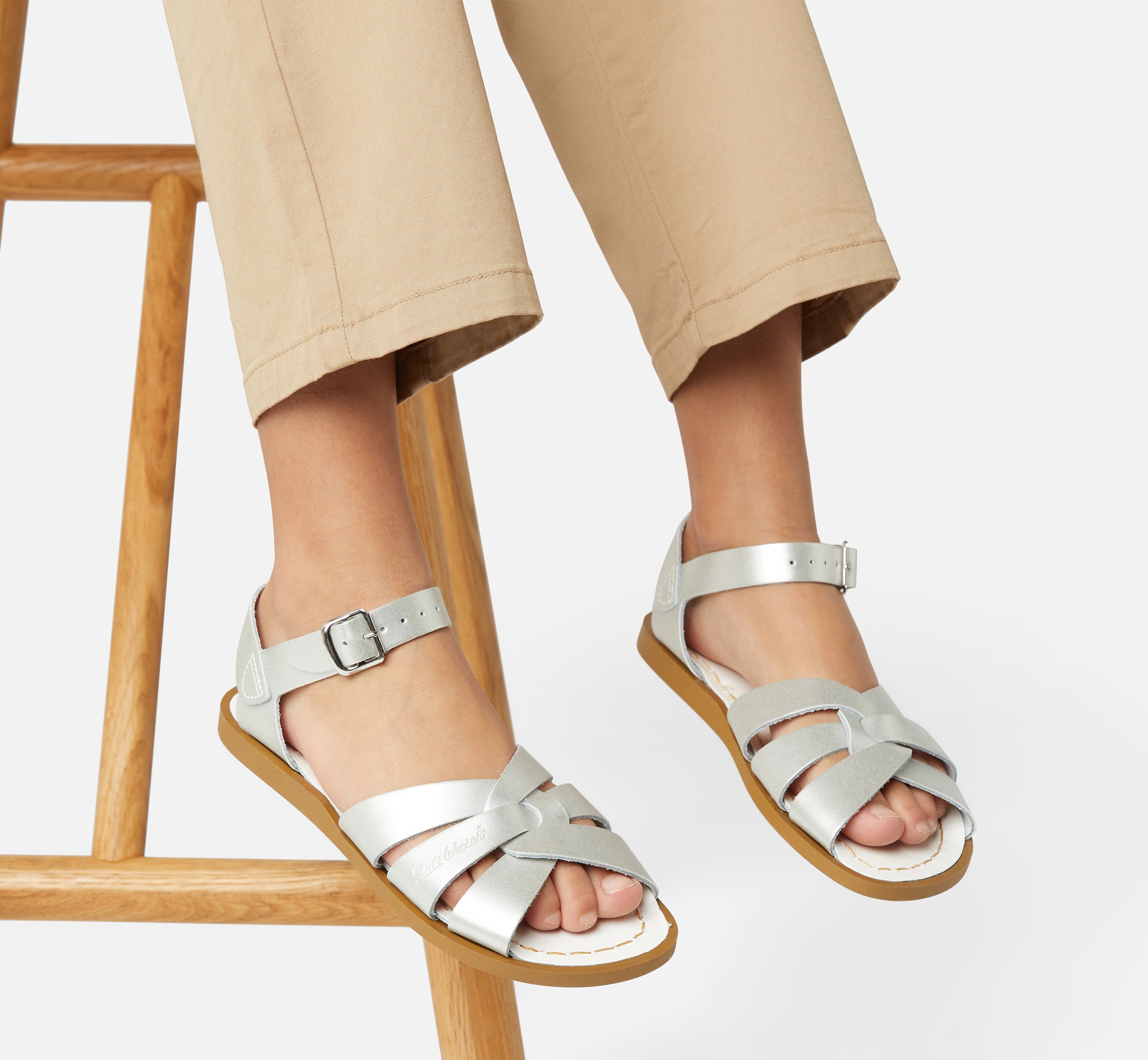 Original Silver Kids Sandal - Salt-Water Sandals Asia