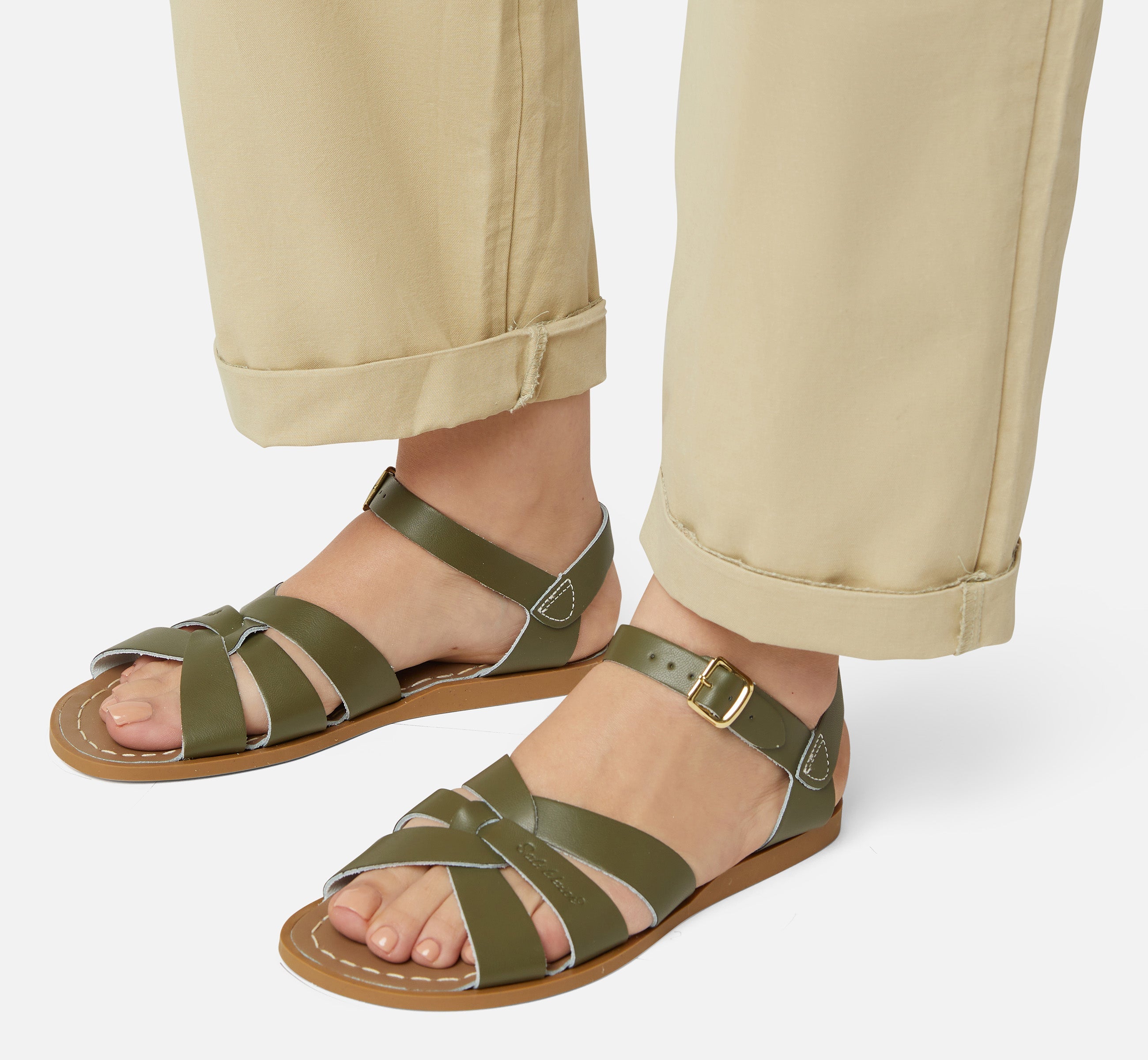 Original Olive Womens Sandal - Salt-Water Sandals Asia
