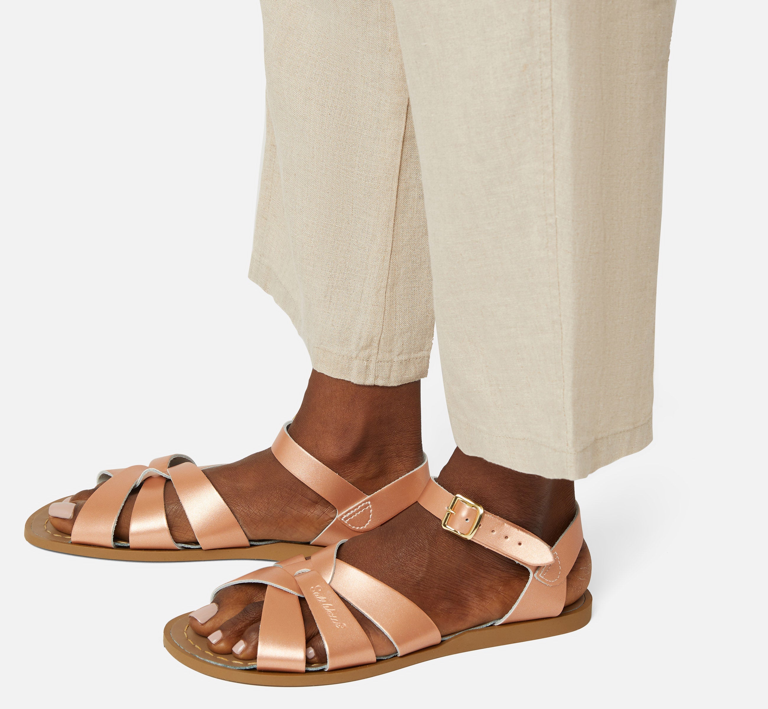 Original Rose Gold Womens Sandal - Salt-Water Sandals Asia
