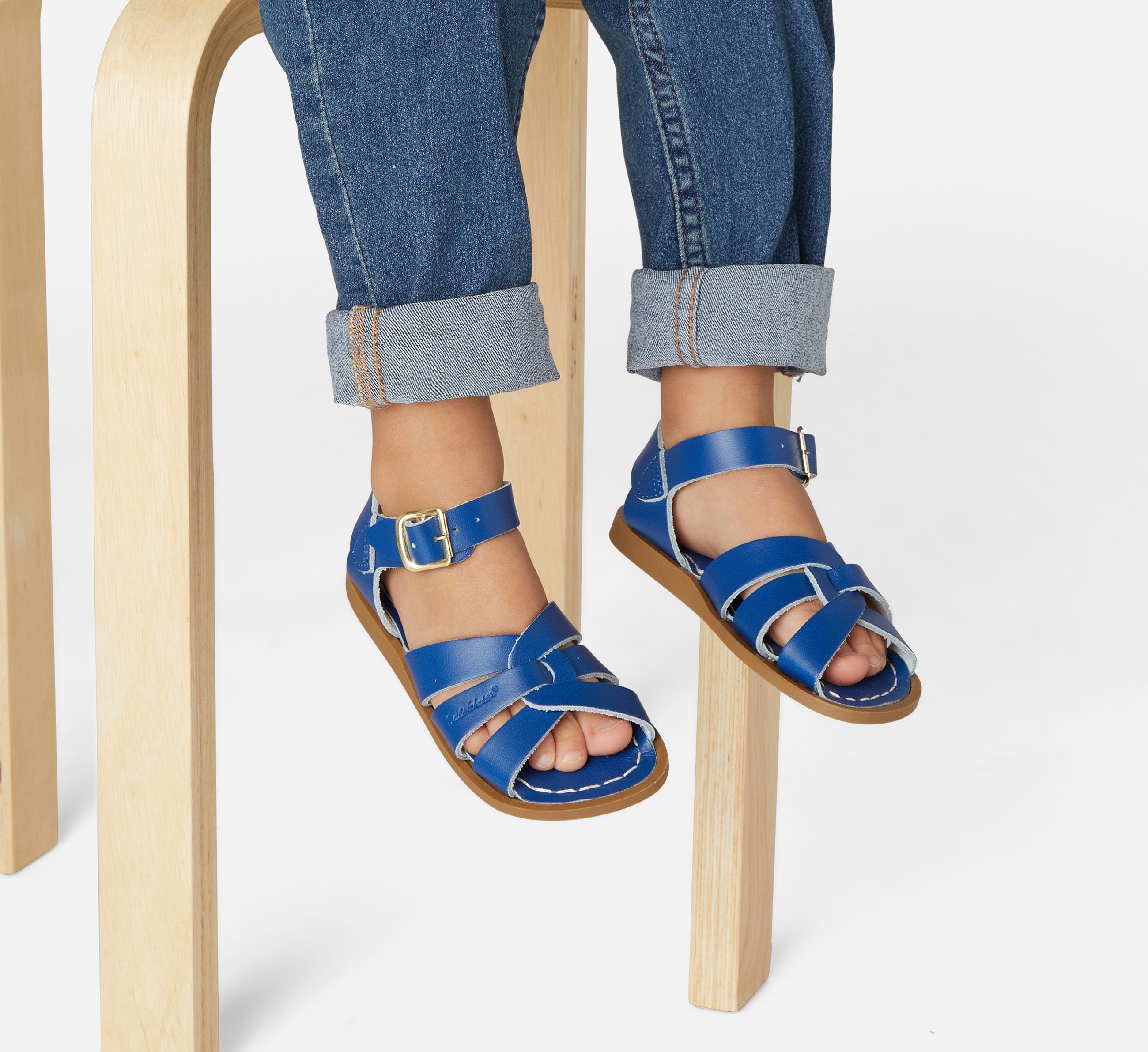 Original Cobalt Blue Kids Sandal - Salt-Water Sandals Asia
