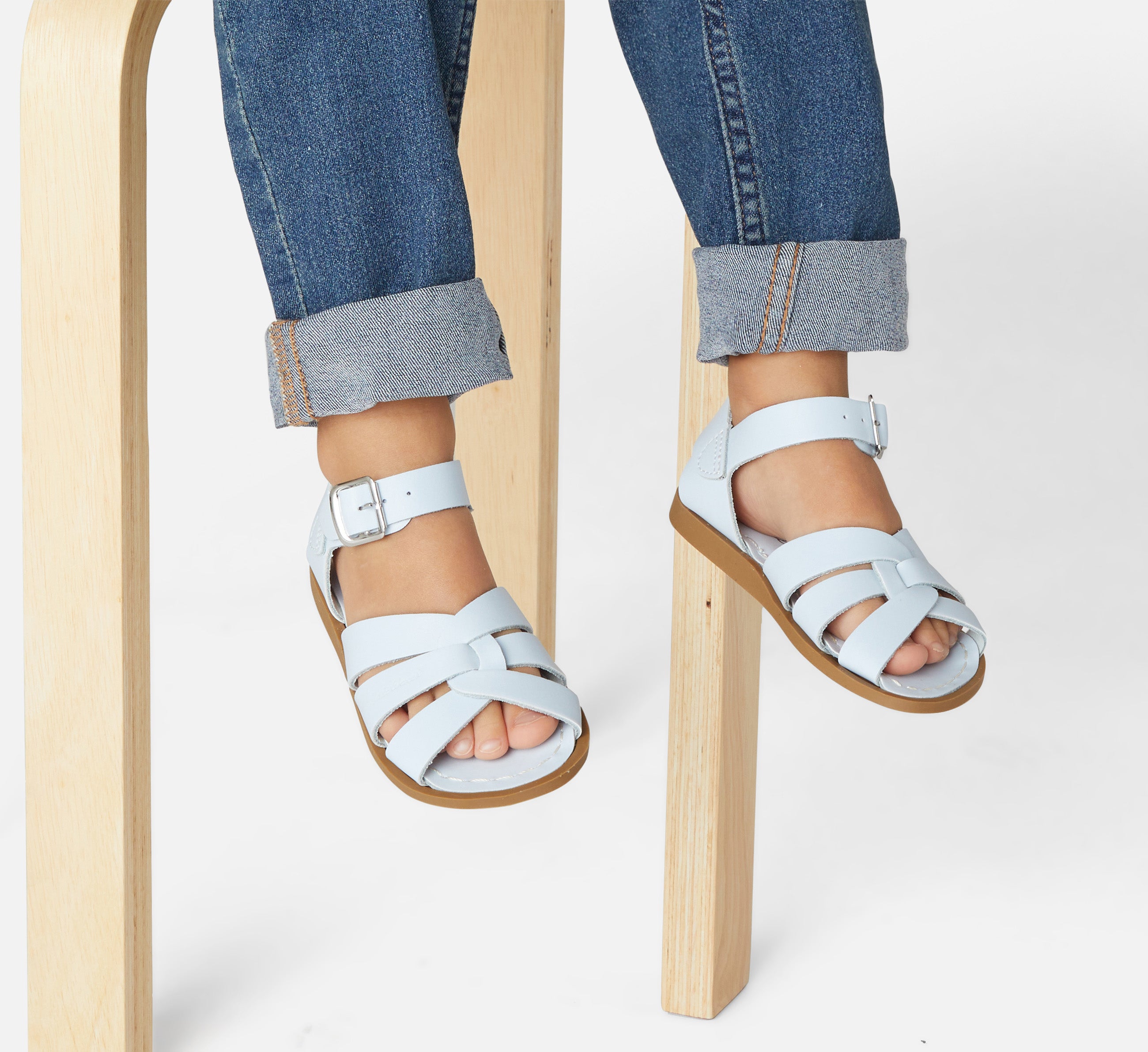 Original Light Blue Kids Sandal - Salt-Water Sandals Asia