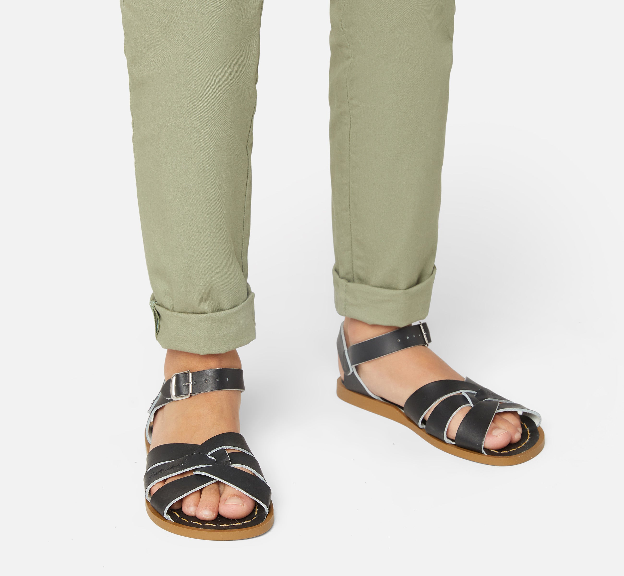 Original Black Kids Sandals - Salt-Water Sandals Asia