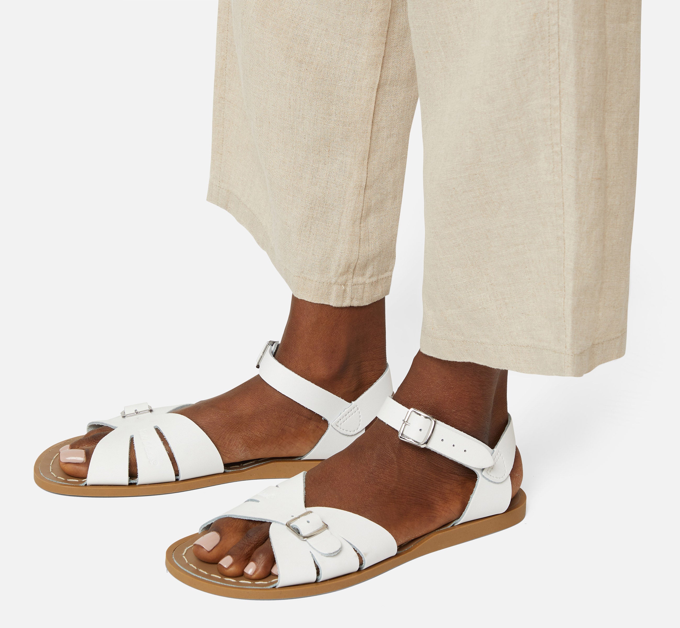 Classic White Womens Sandal - Salt-Water Sandals Asia