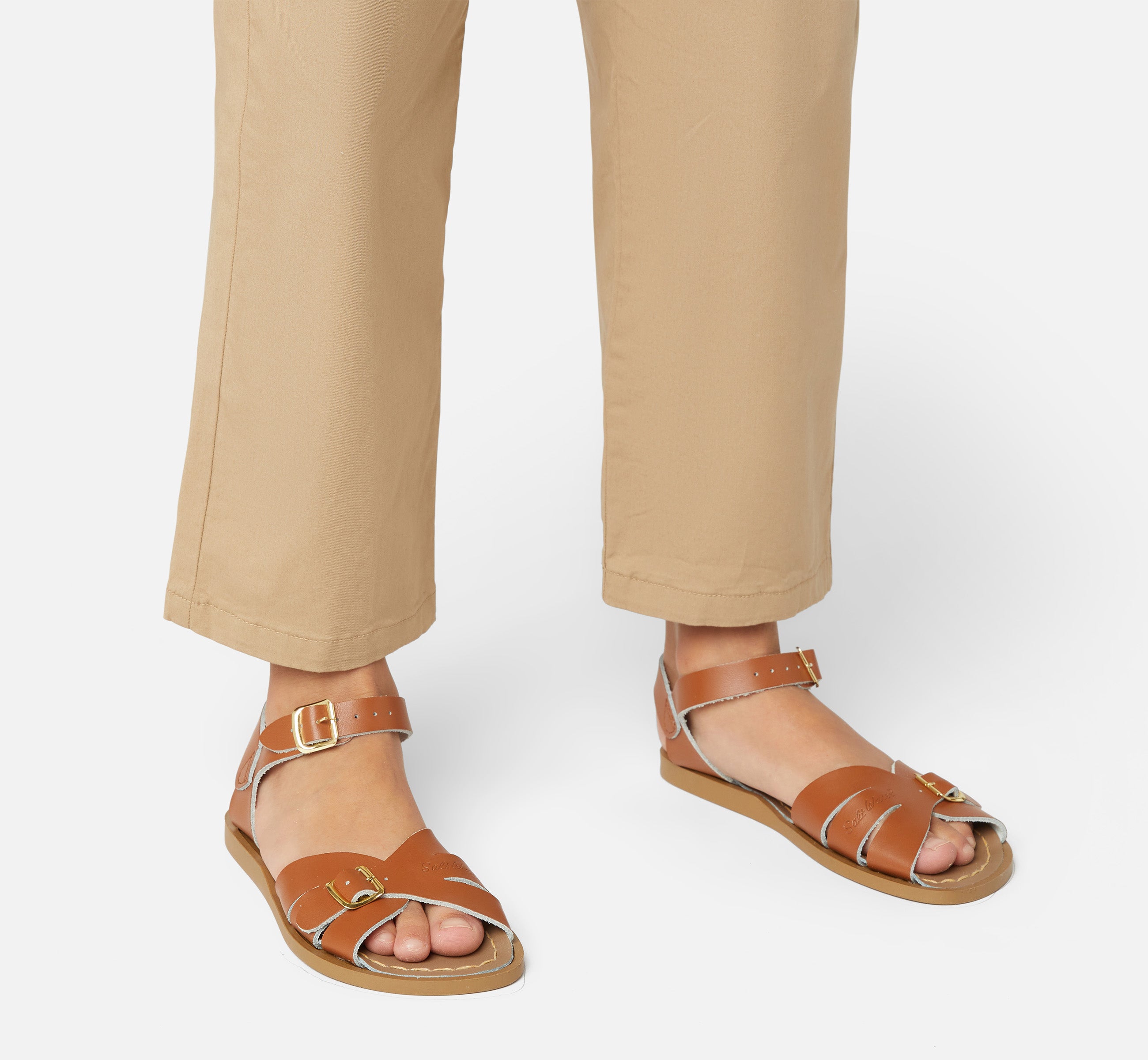 Classic Tan Kids Sandal - Salt-Water Sandals Asia