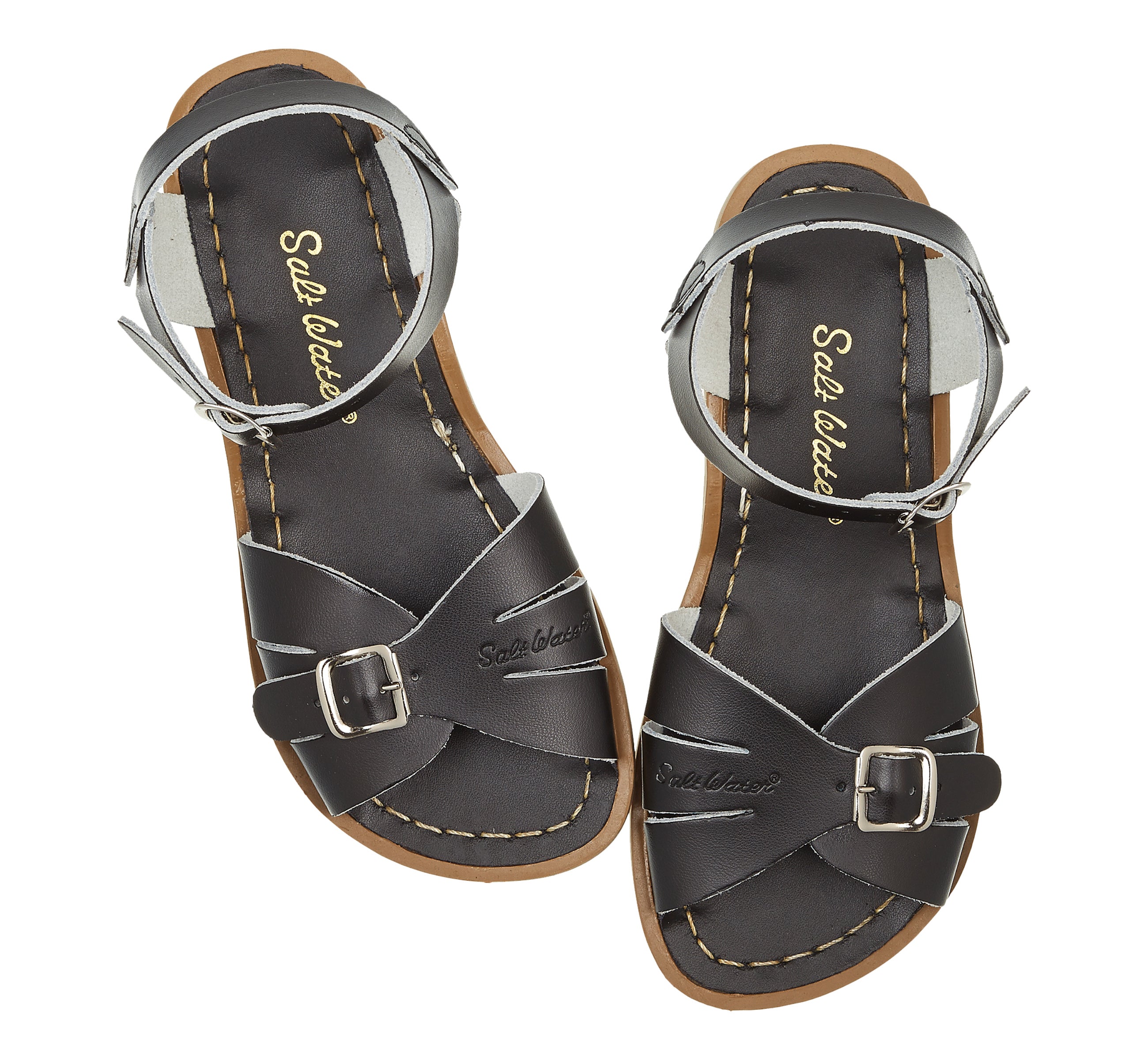 Classic Black Womens Sandal - Salt-Water Sandals Asia