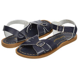 Classic Navy Kids Sandal - Kids Double Buckle Sandals - Salt-Water Sandals Asia