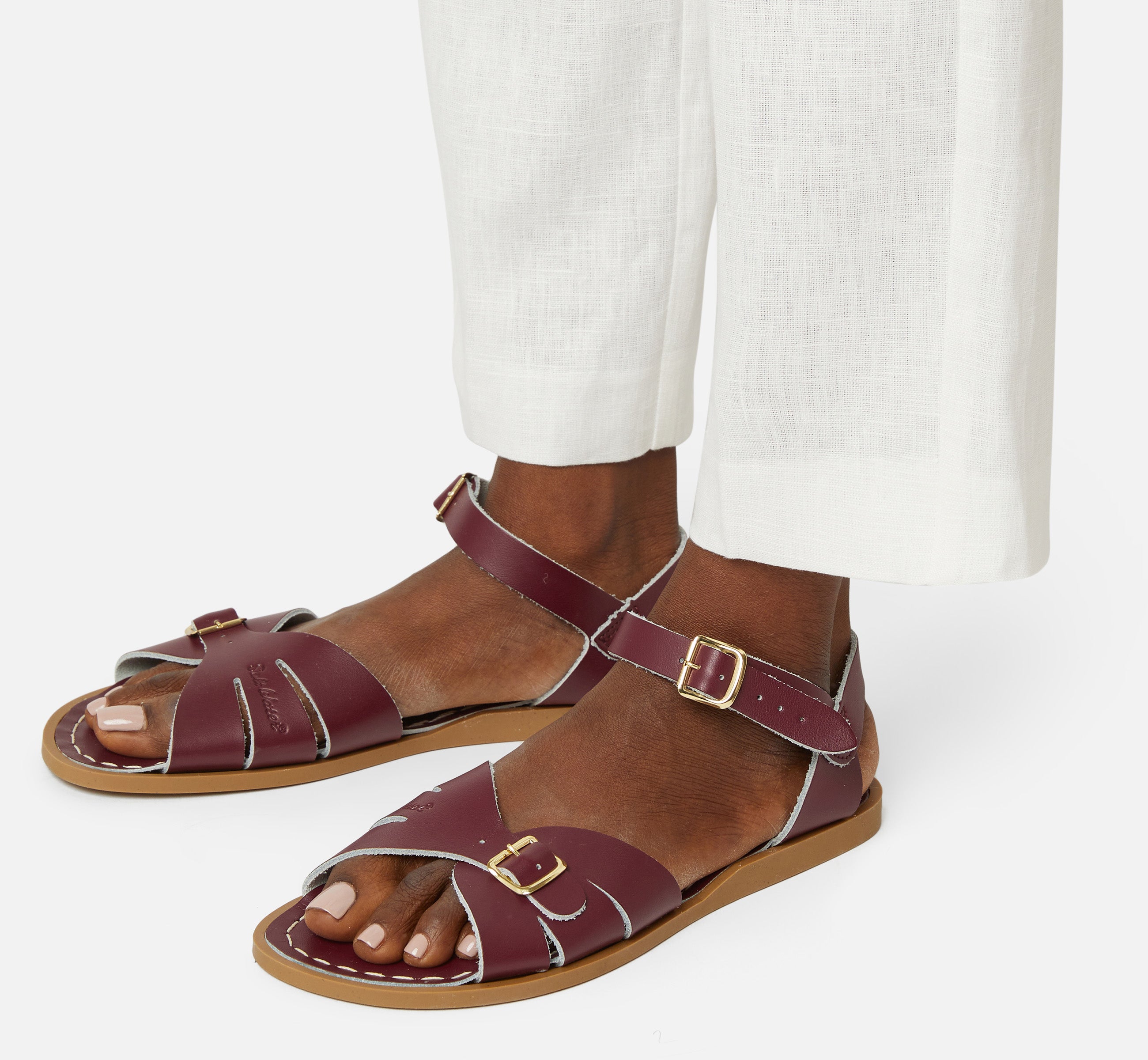 Classic Claret Womens Sandal - Salt-Water Sandals Asia