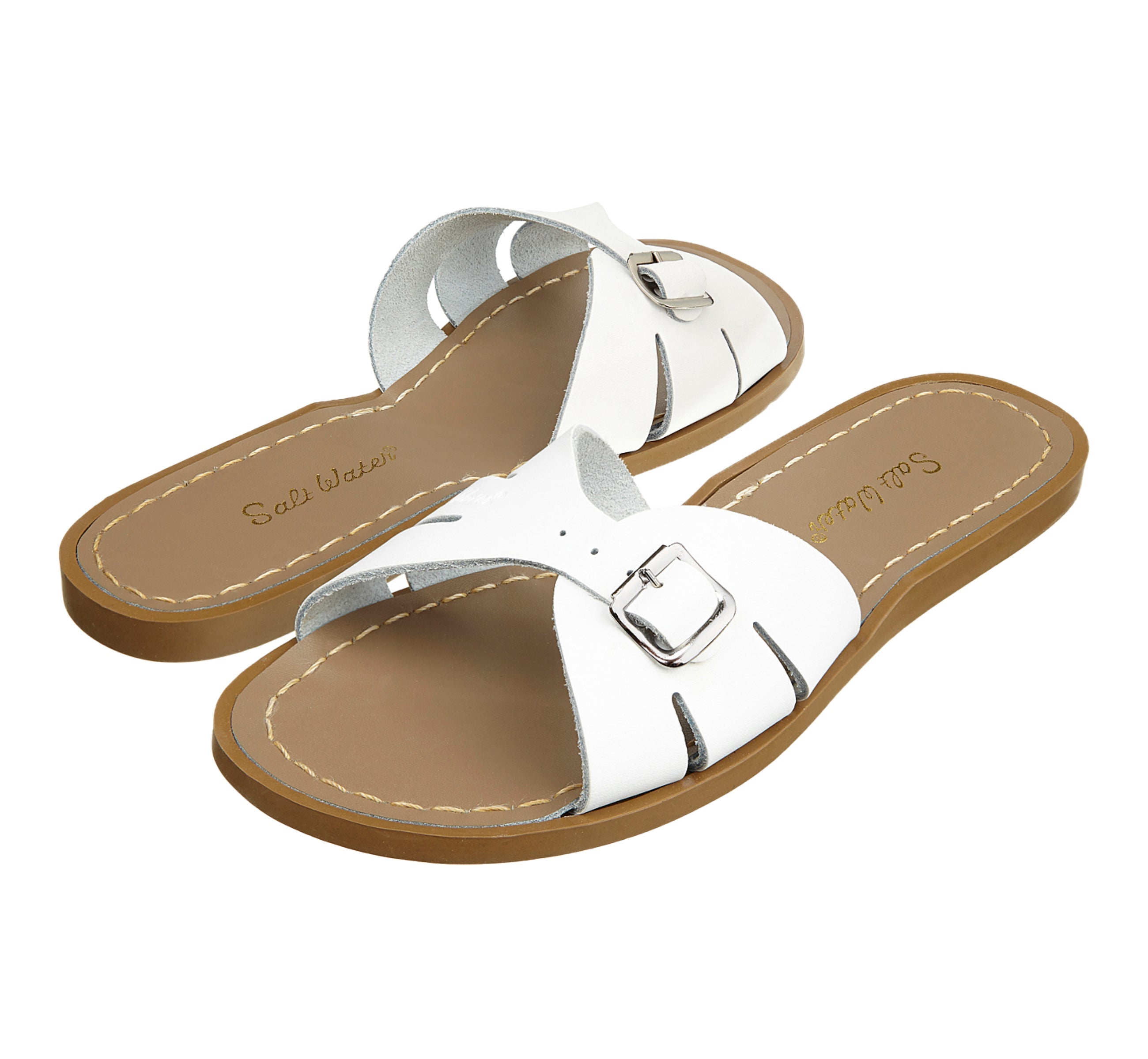 Classic Slide White Kids Sandal - Salt-Water Sandals Asia