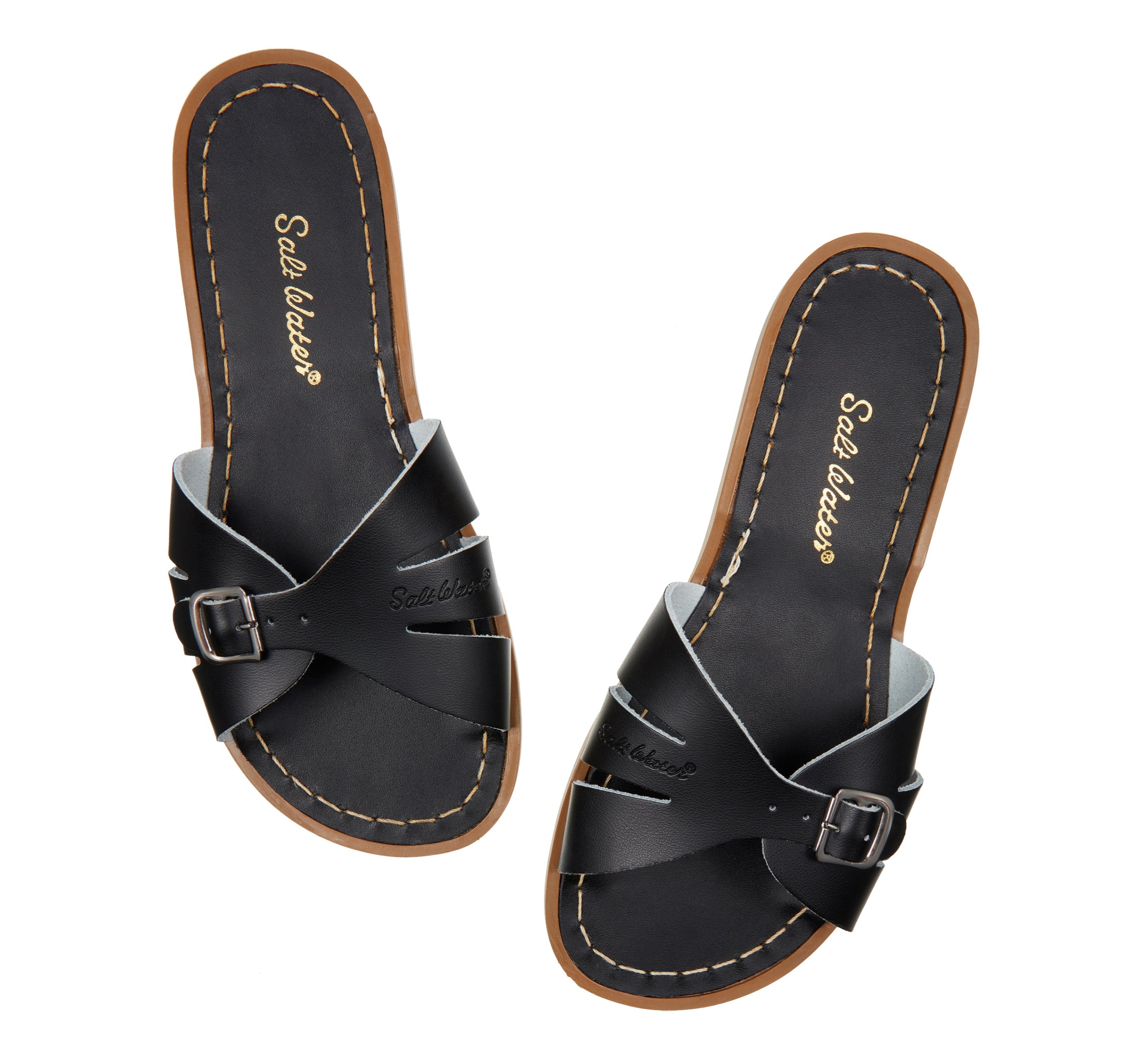 Classic Slide Black Kids Sandal - Salt-Water Sandals Asia