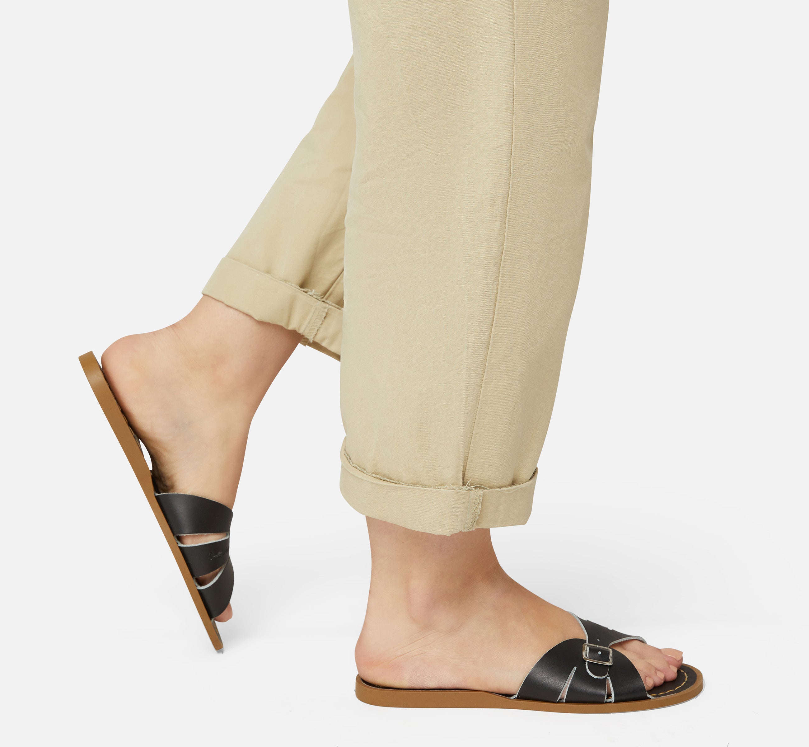 Classic Slide Black Womens Sandal - Salt-Water Sandals Asia