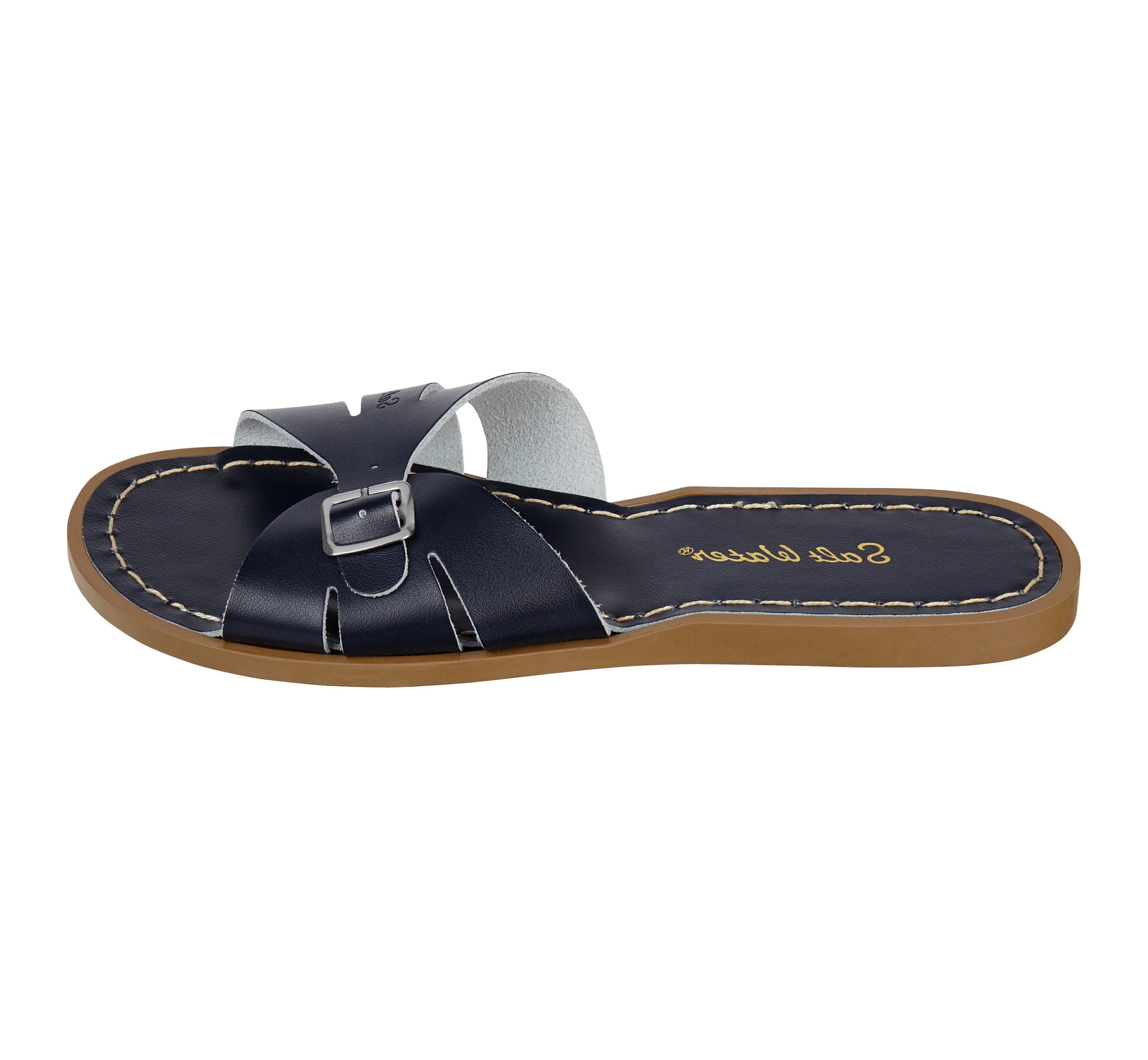 Classic Slide Navy Kids Sandal - Salt-Water Sandals Asia
