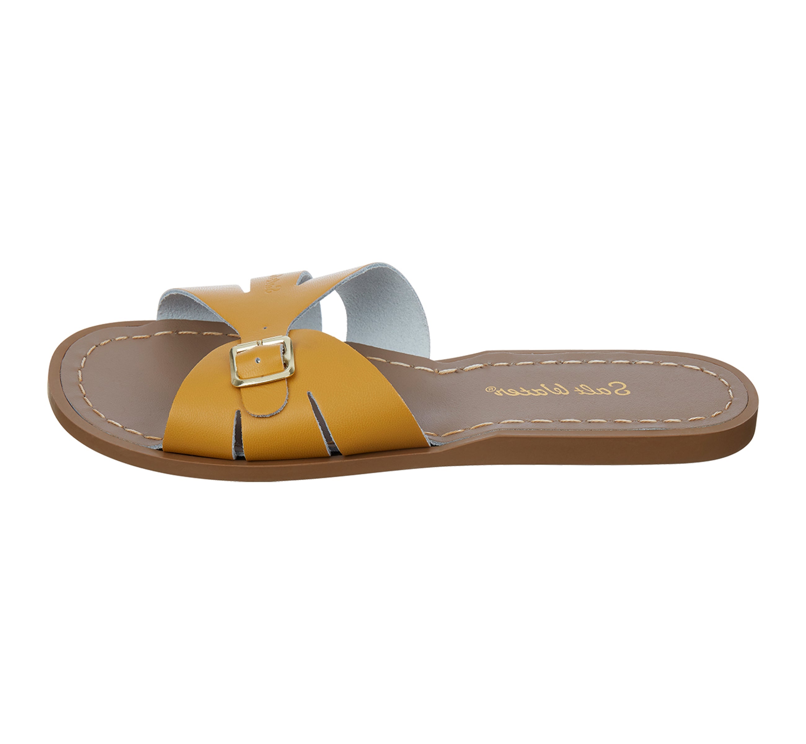 Classic Slide Mustard Kids Sandal - Salt-Water Sandals Asia