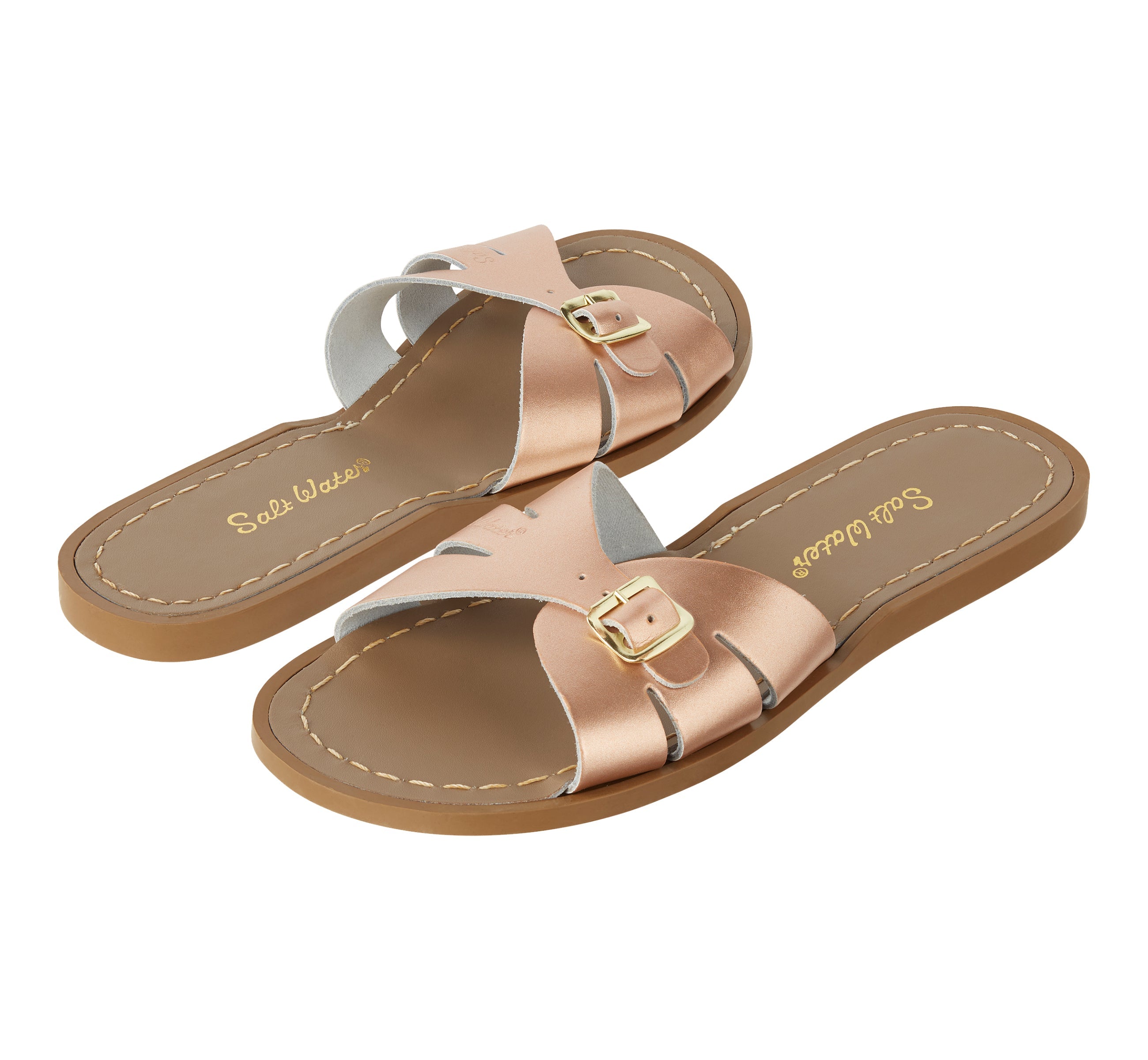 Classic Slide Rose Gold Kids Sandal - Salt-Water Sandals Asia
