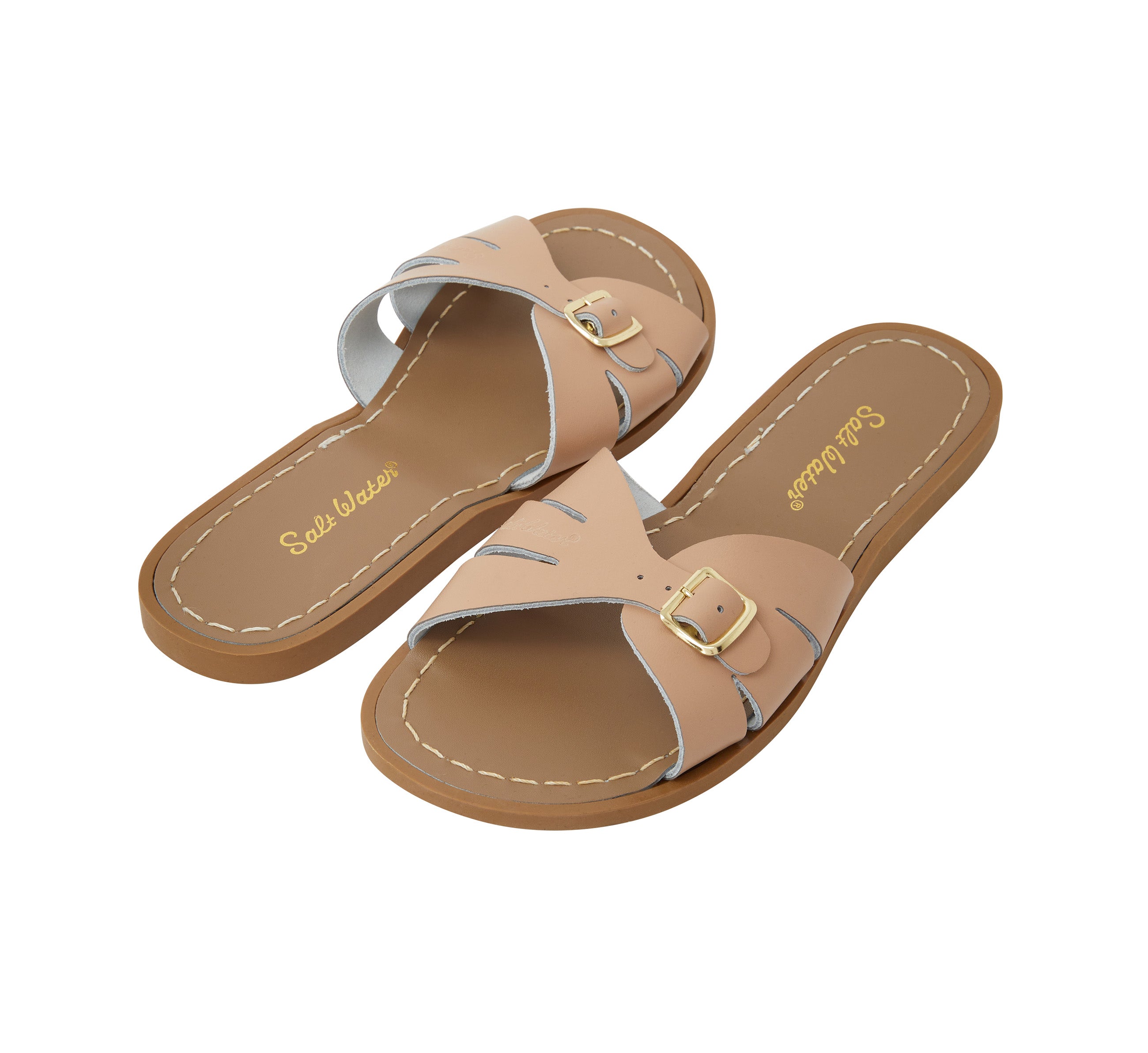 Classic Slide Latte Womens Sandal - Salt-Water Sandals Asia