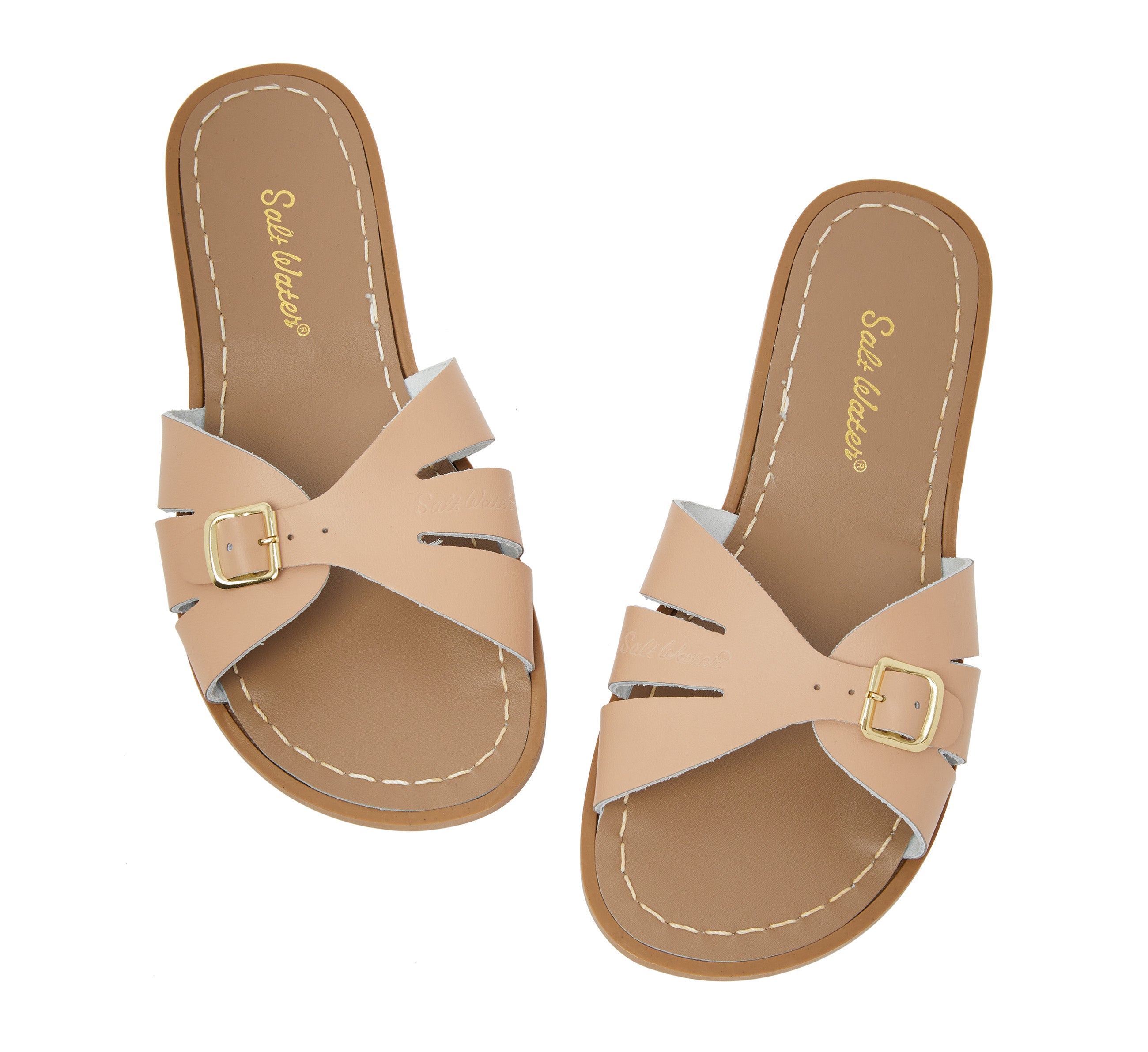 Classic Slide Latte Womens Sandal - Salt-Water Sandals Asia