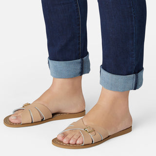 Classic Slide Latte Womens Sandal - All Womens Sandals - Salt-Water Sandals Asia