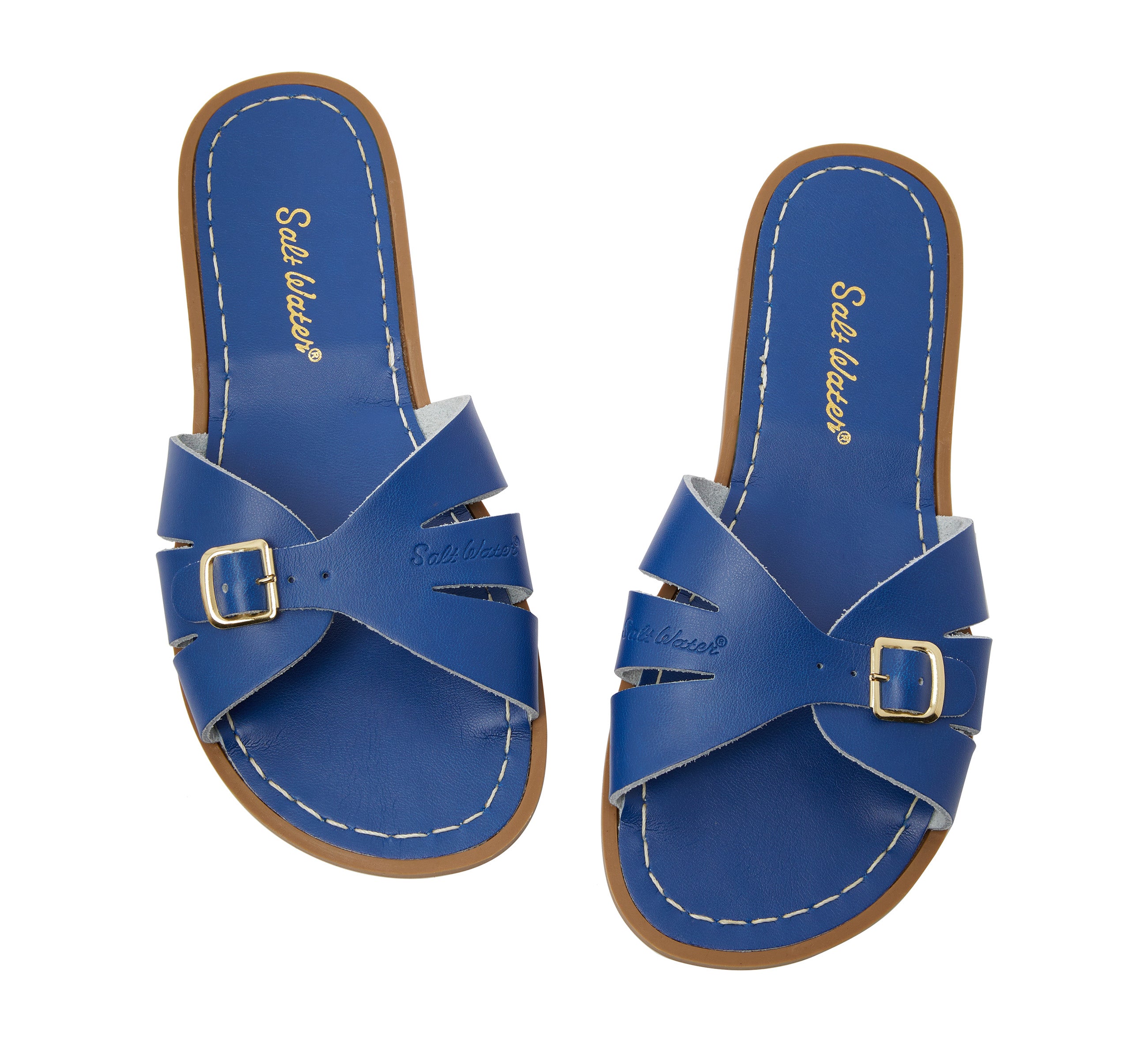 Classic Slide Cobalt Blue Womens Sandal - Salt-Water Sandals Asia