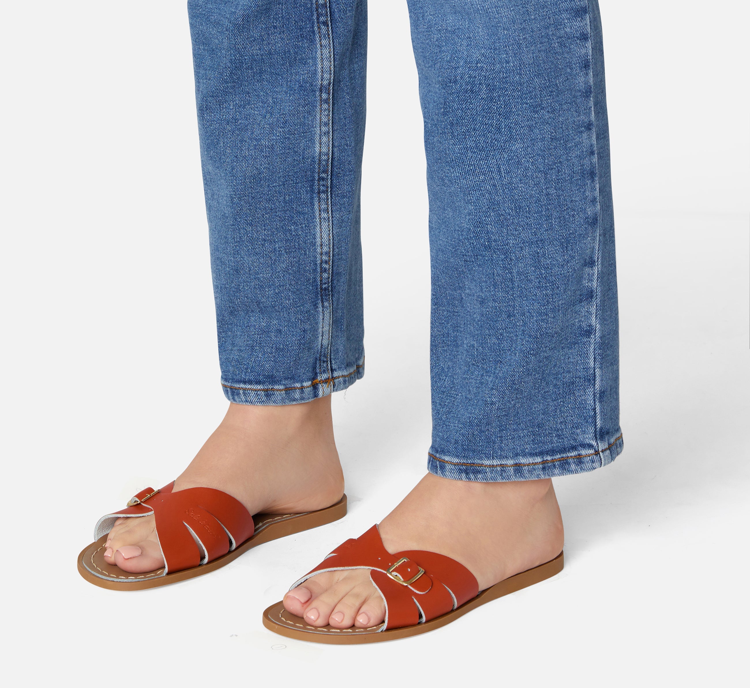 Classic Slide Paprika Kids Sandal - Salt-Water Sandals Asia