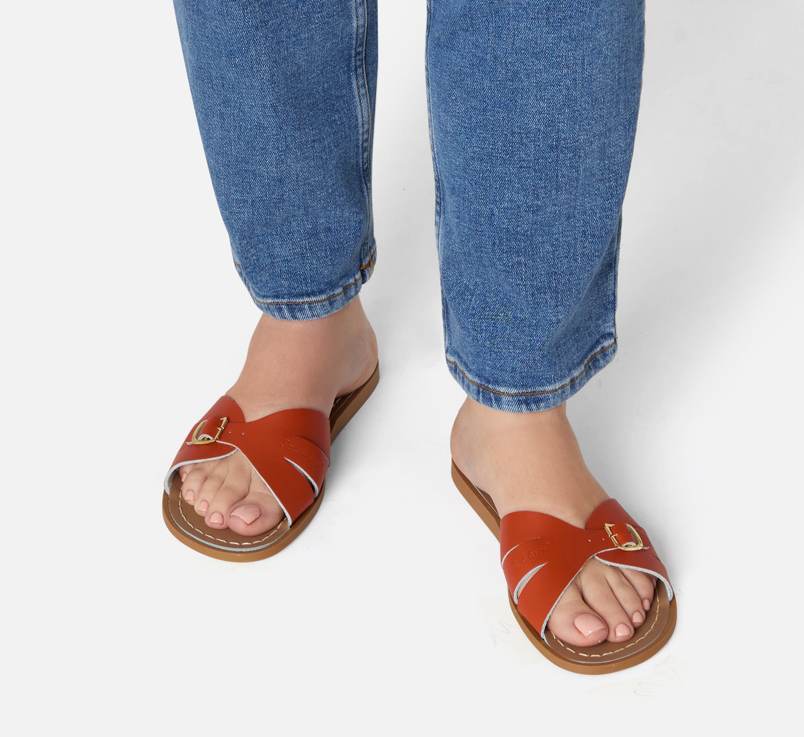 Classic Slide Paprika Kids Sandal - Salt-Water Sandals Asia