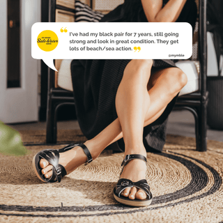 Boardwalk Black Womens Sandal - All Womens Sandals - Salt-Water Sandals Asia