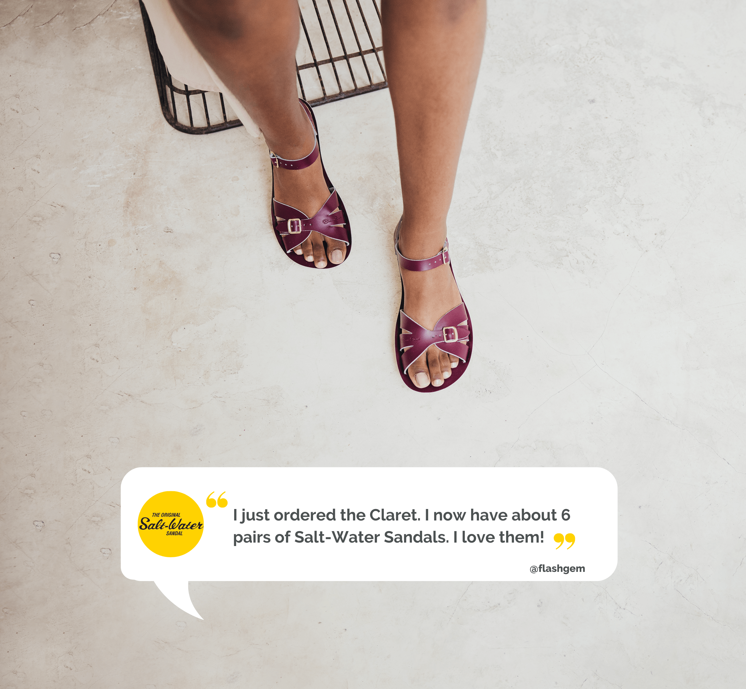 Boardwalk Claret Womens Sandal - Salt-Water Sandals Asia