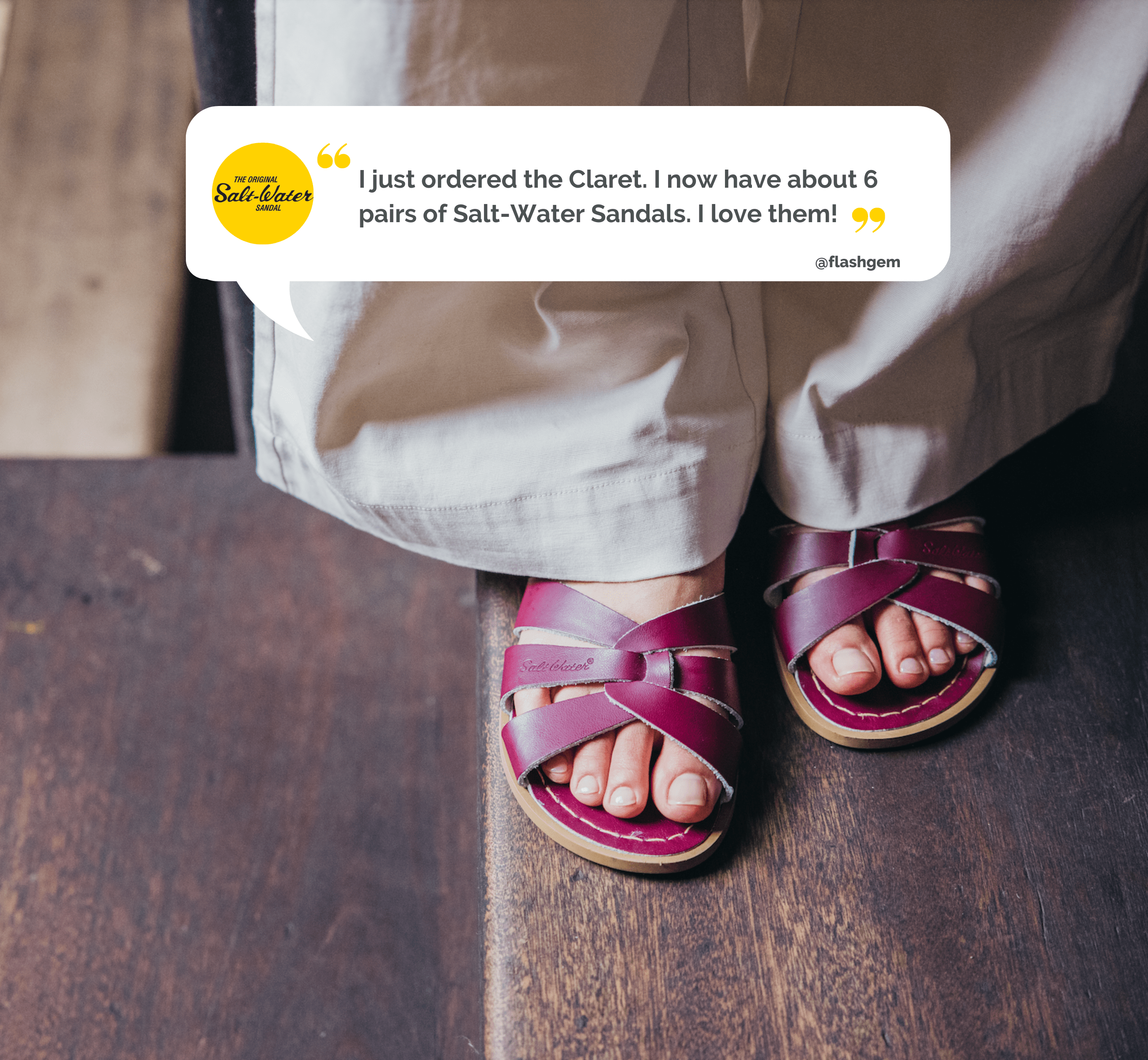 Original Claret Womens Sandal - Salt-Water Sandals Asia