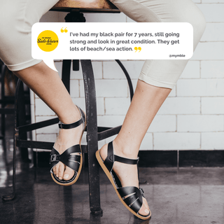 Classic Black Womens Sandal - All Womens Sandals - Salt-Water Sandals Asia