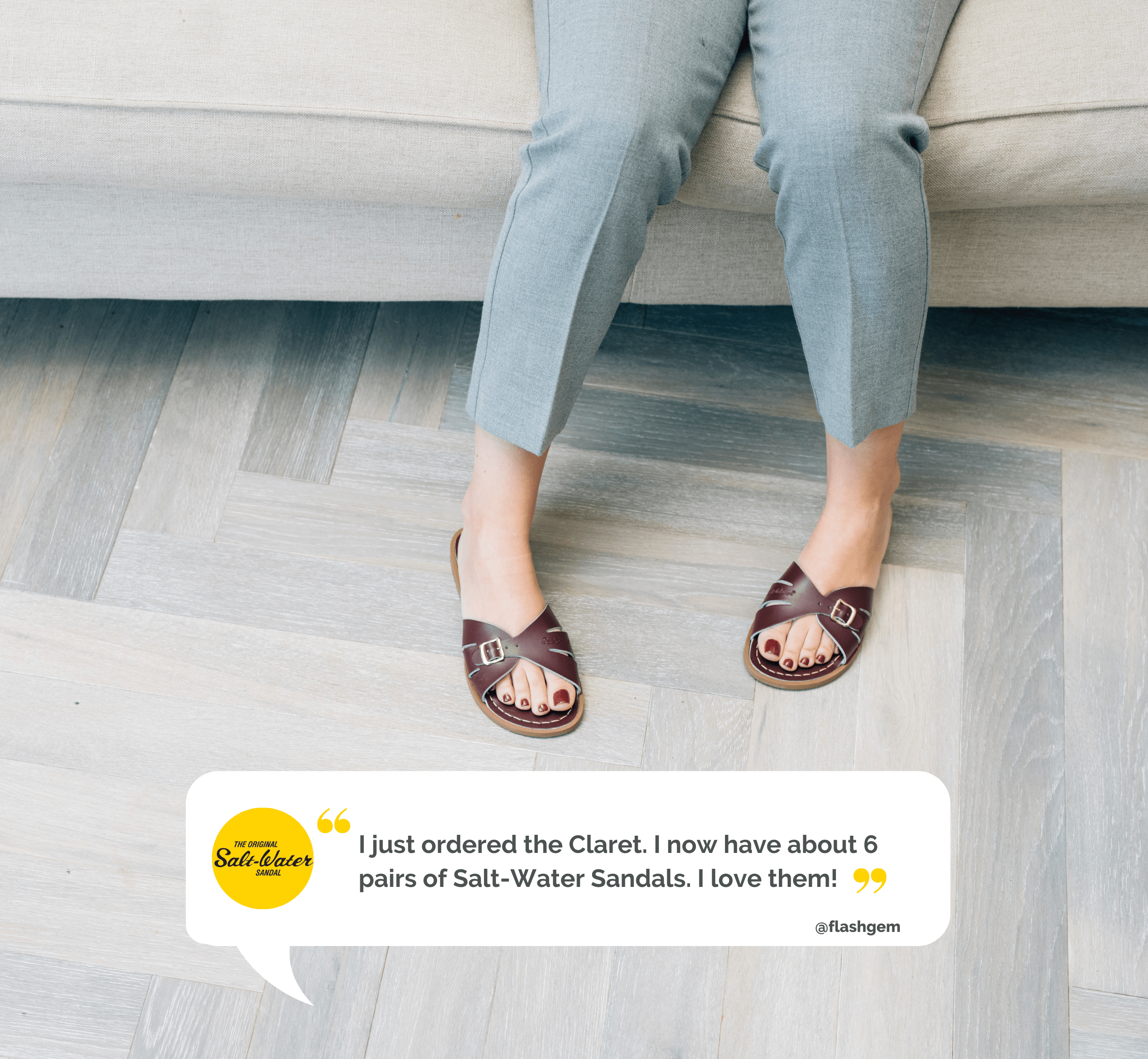 Classic Slide Claret Kids Sandal - Salt-Water Sandals Asia