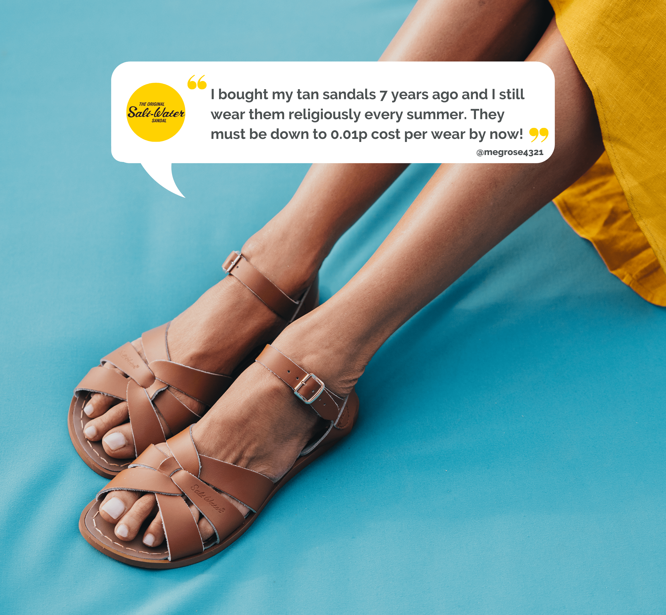 Original Tan Womens Sandal - Salt-Water Sandals Asia