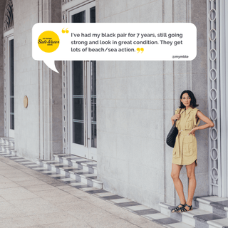 Fisherman Shark Original Black Womens Sandal - Women's Ankle Strap Sandals - Salt-Water Sandals Asia