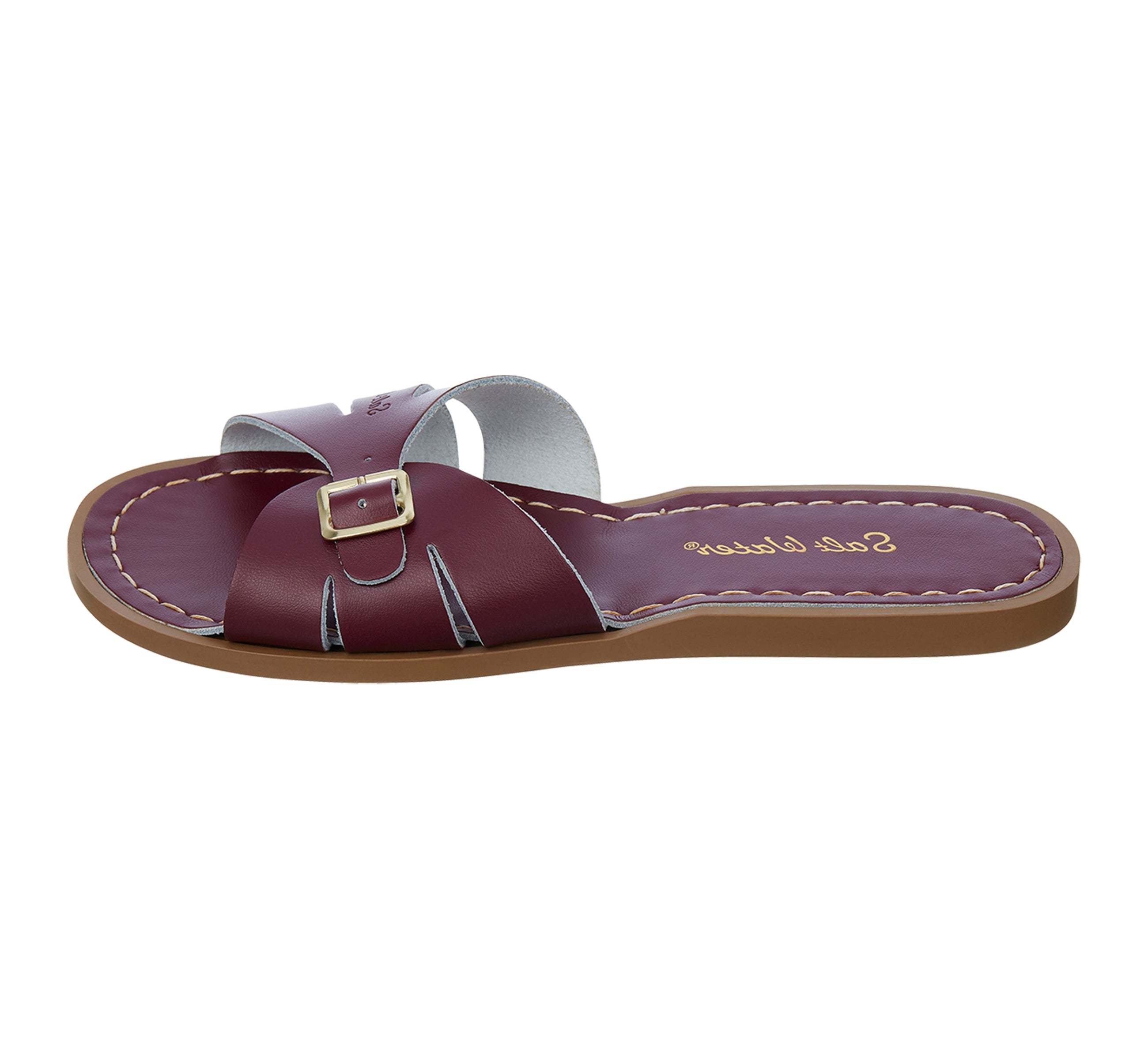 Classic Slide Claret Kids Sandal - Salt-Water Sandals Asia