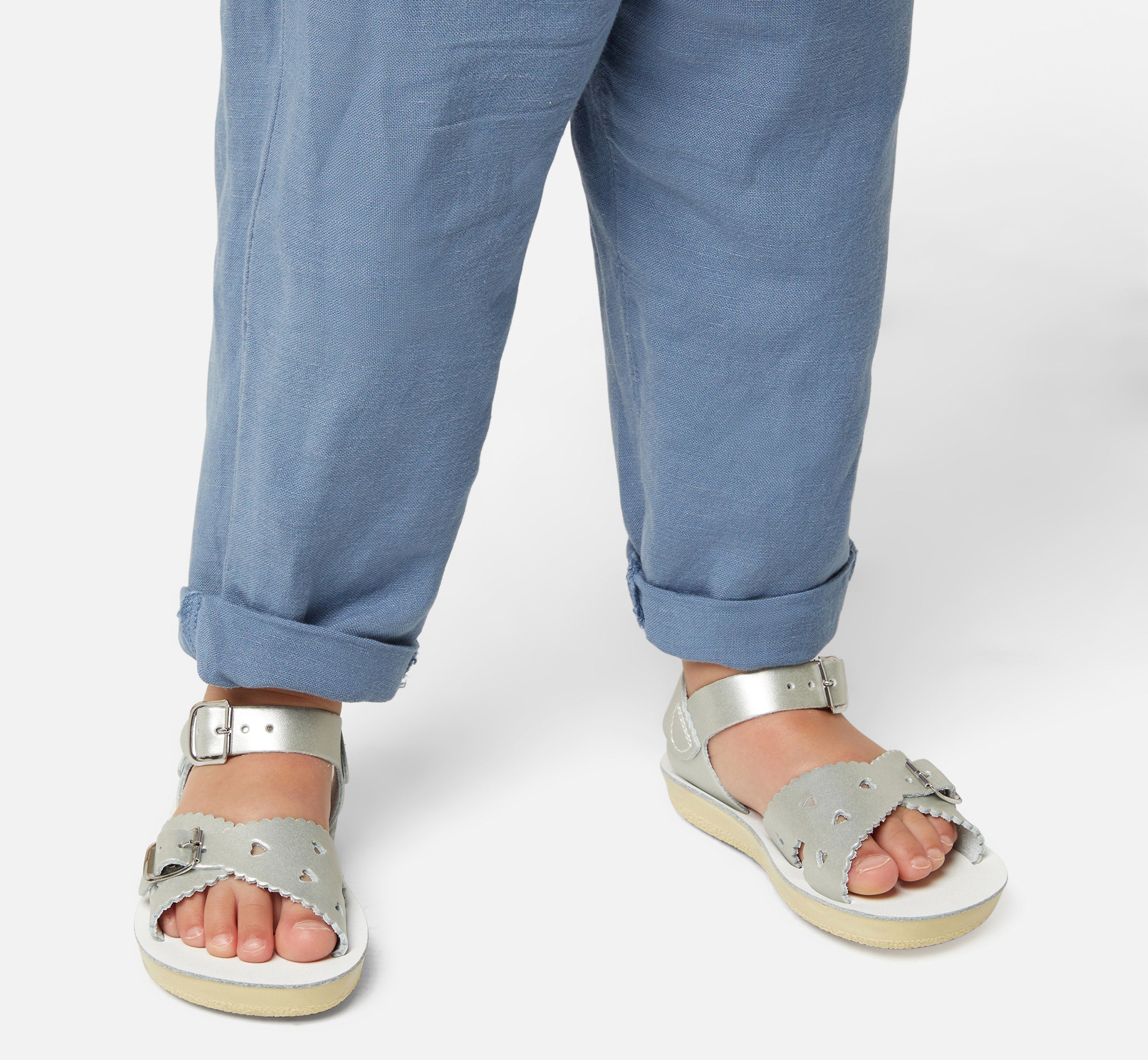 Sweetheart Silver Kids Sandal - Salt-Water Sandals Asia